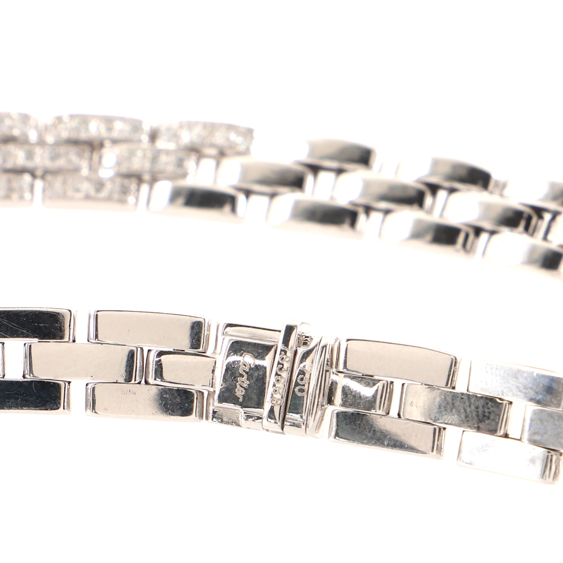 Maillon Panthere Necklace 18K White Gold with Diamonds
