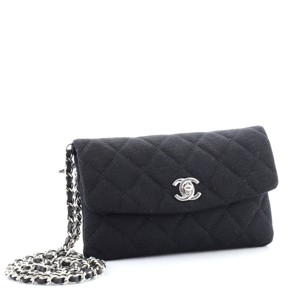CC Flap Bag Quilted Jersey Mini