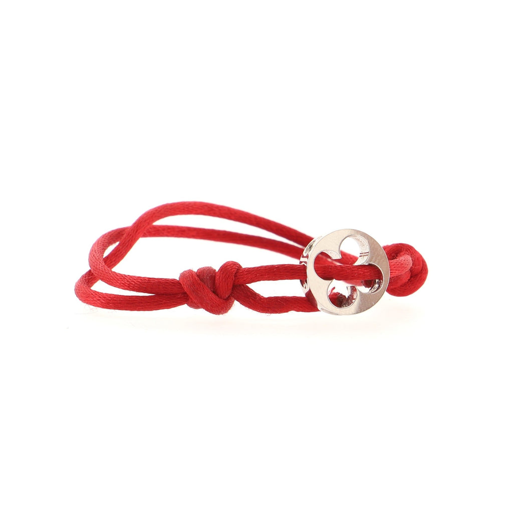 Empreinte Bracelet Silk Cord with 18K White Gold