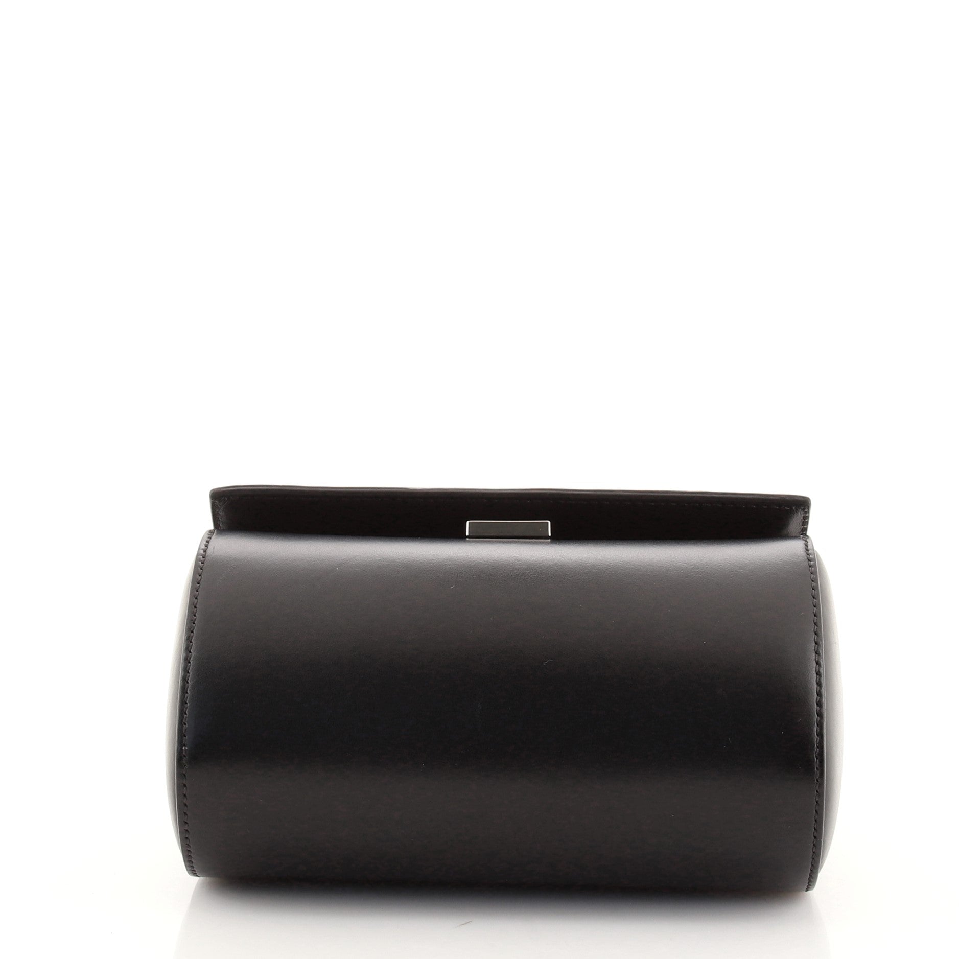 Logo Strap Pandora Box Bag Leather Mini