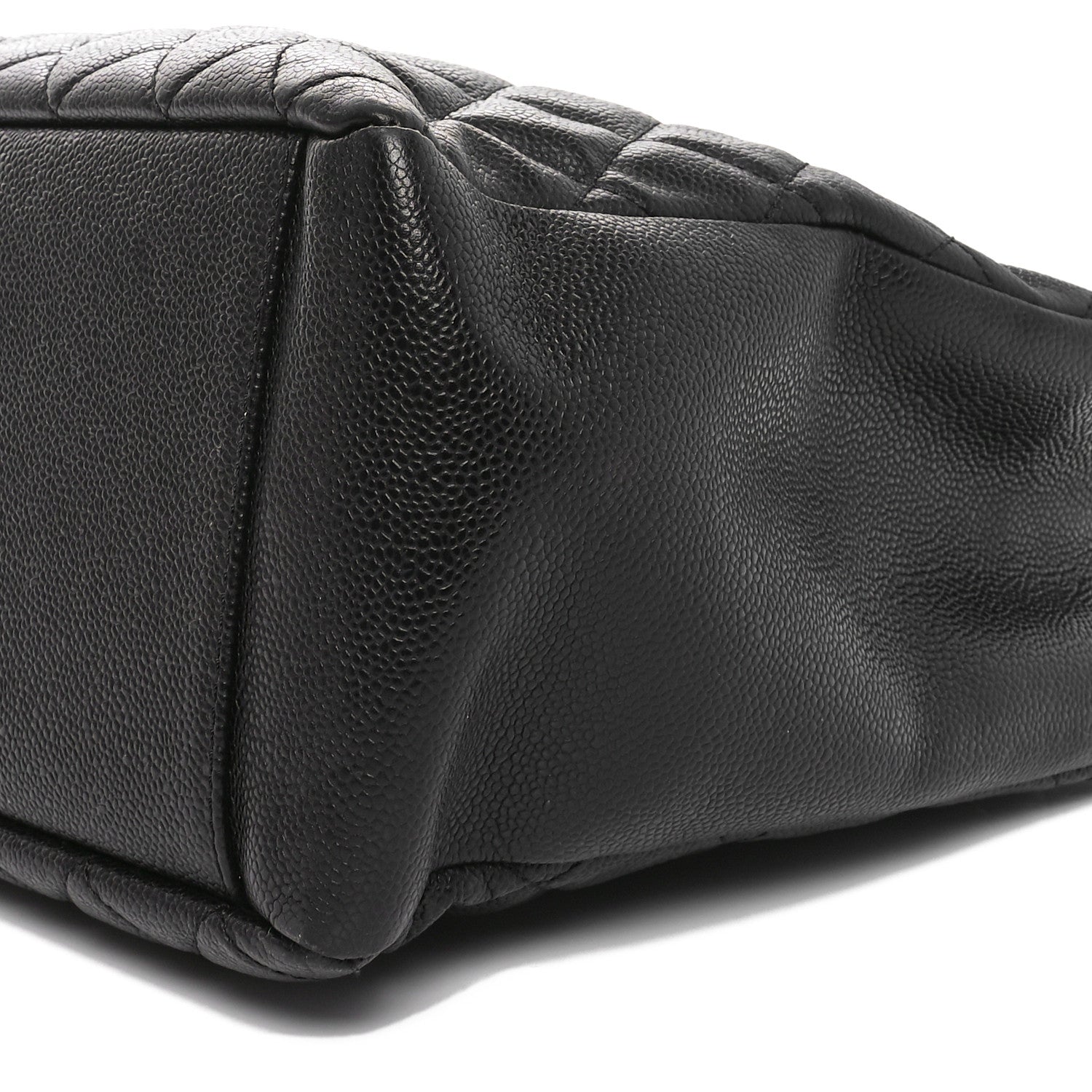 Caviar Quilted Grand Shopping Tote GST Black