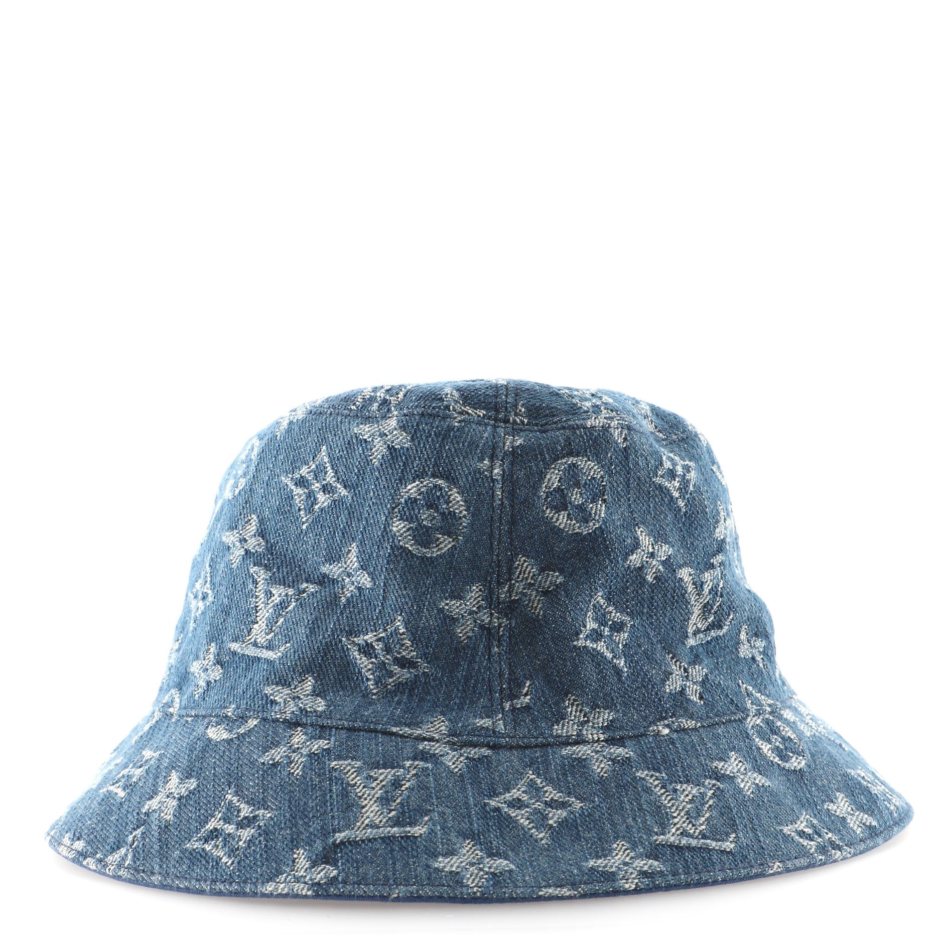 Essential Reversible Bucket Hat Monogram Denim Large
