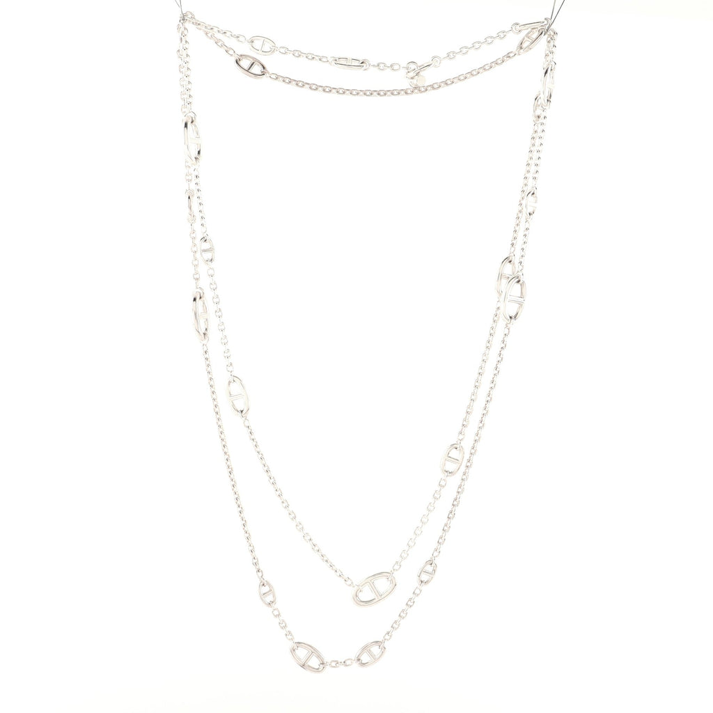 Farandole Long Necklace Silver 160