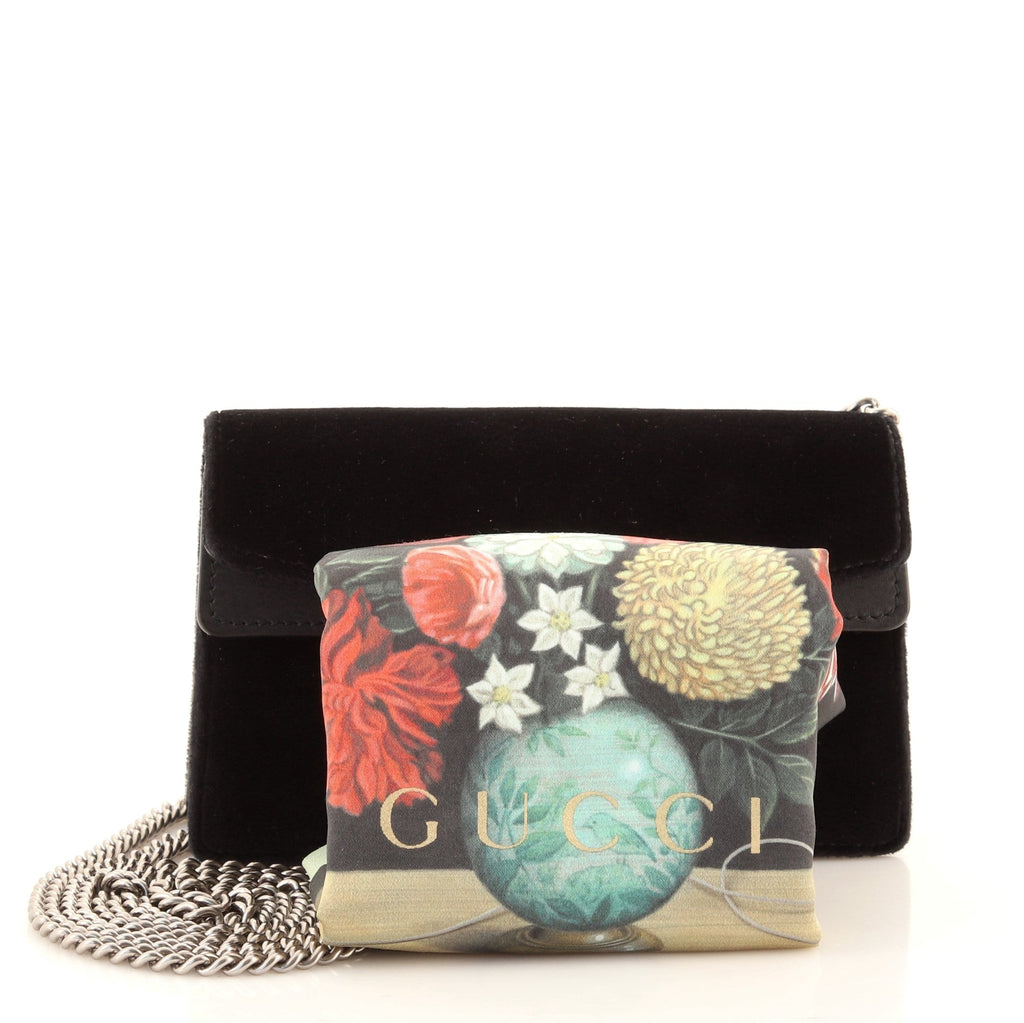 Dionysus Bag Velvet Super Mini