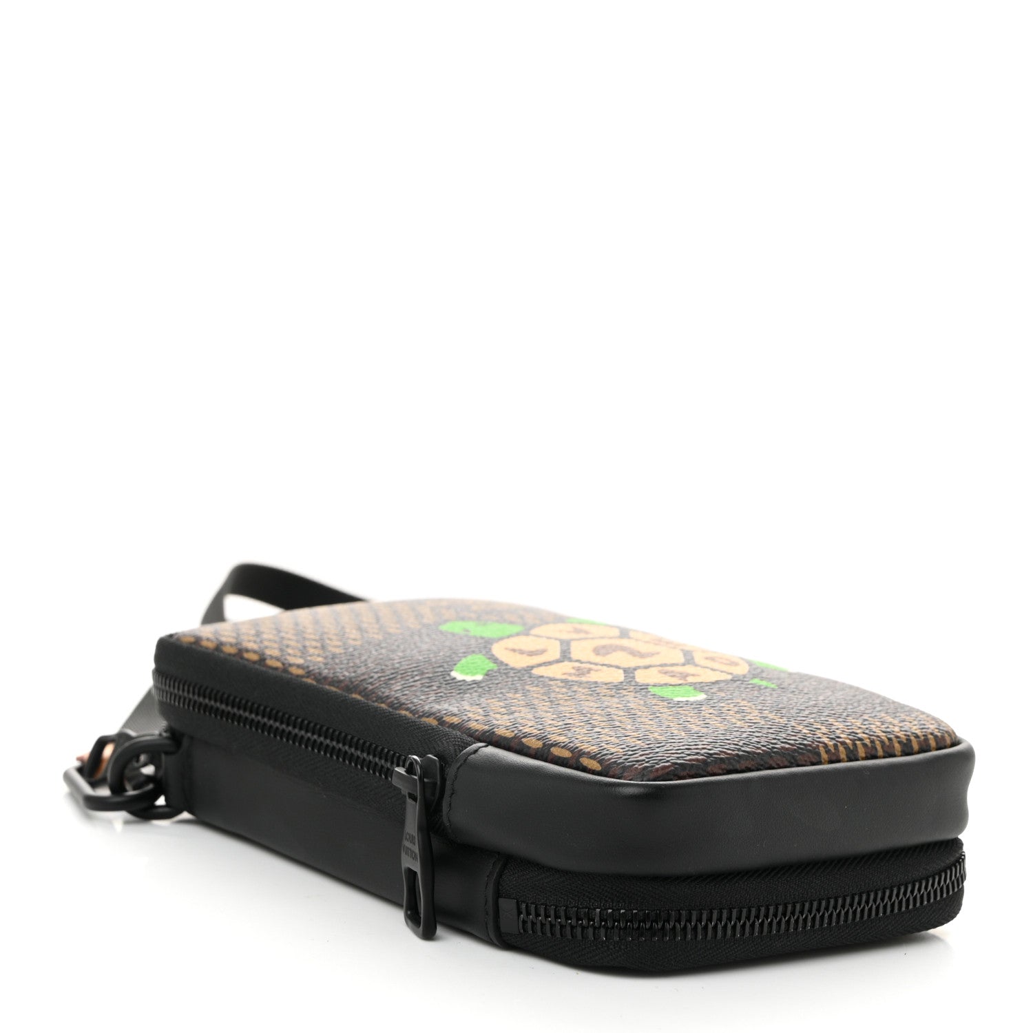X NIGO Giant Damier Ebene Tortoise Double Phone Pouch
