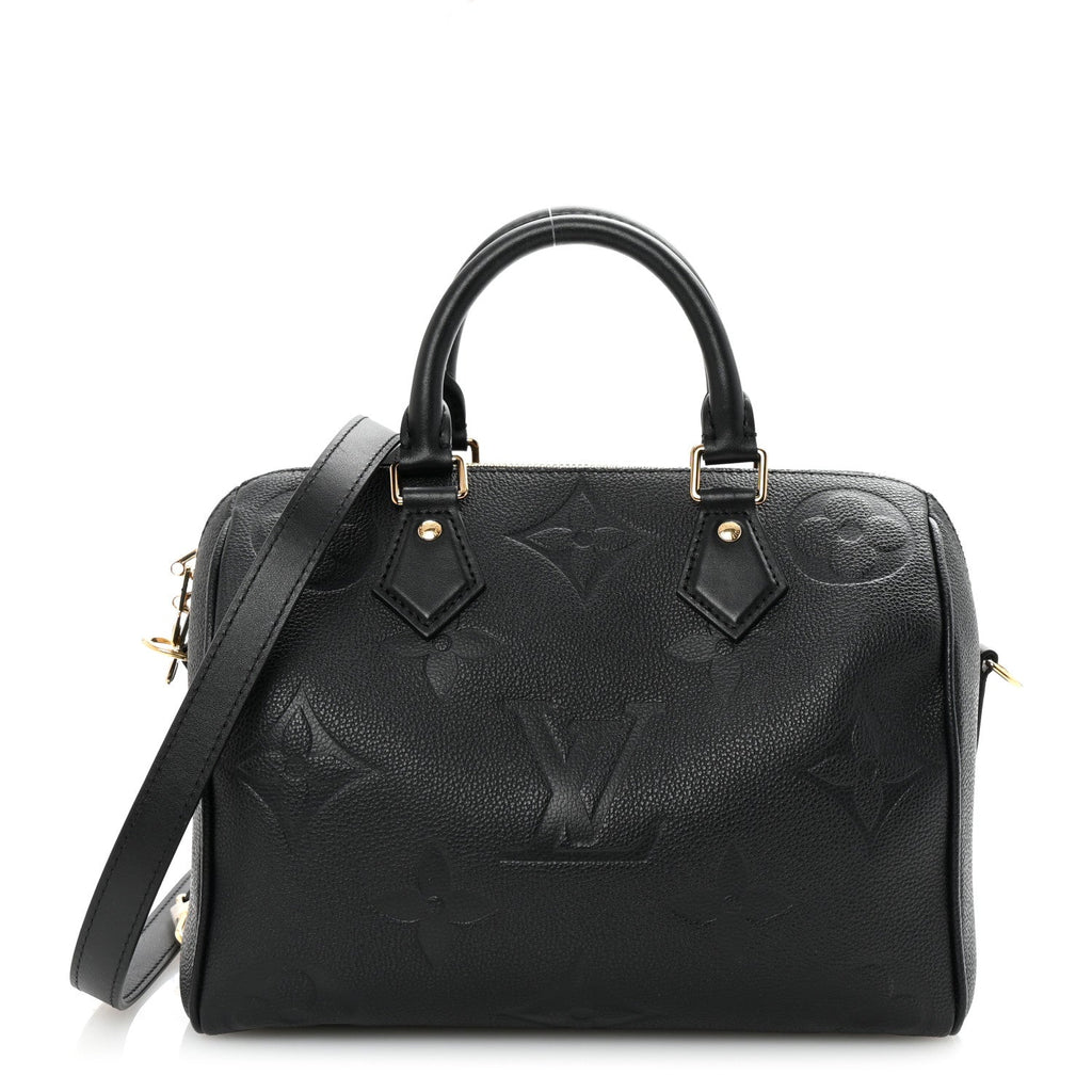 Empreinte Monogram Giant Speedy Bandouliere 25 Black