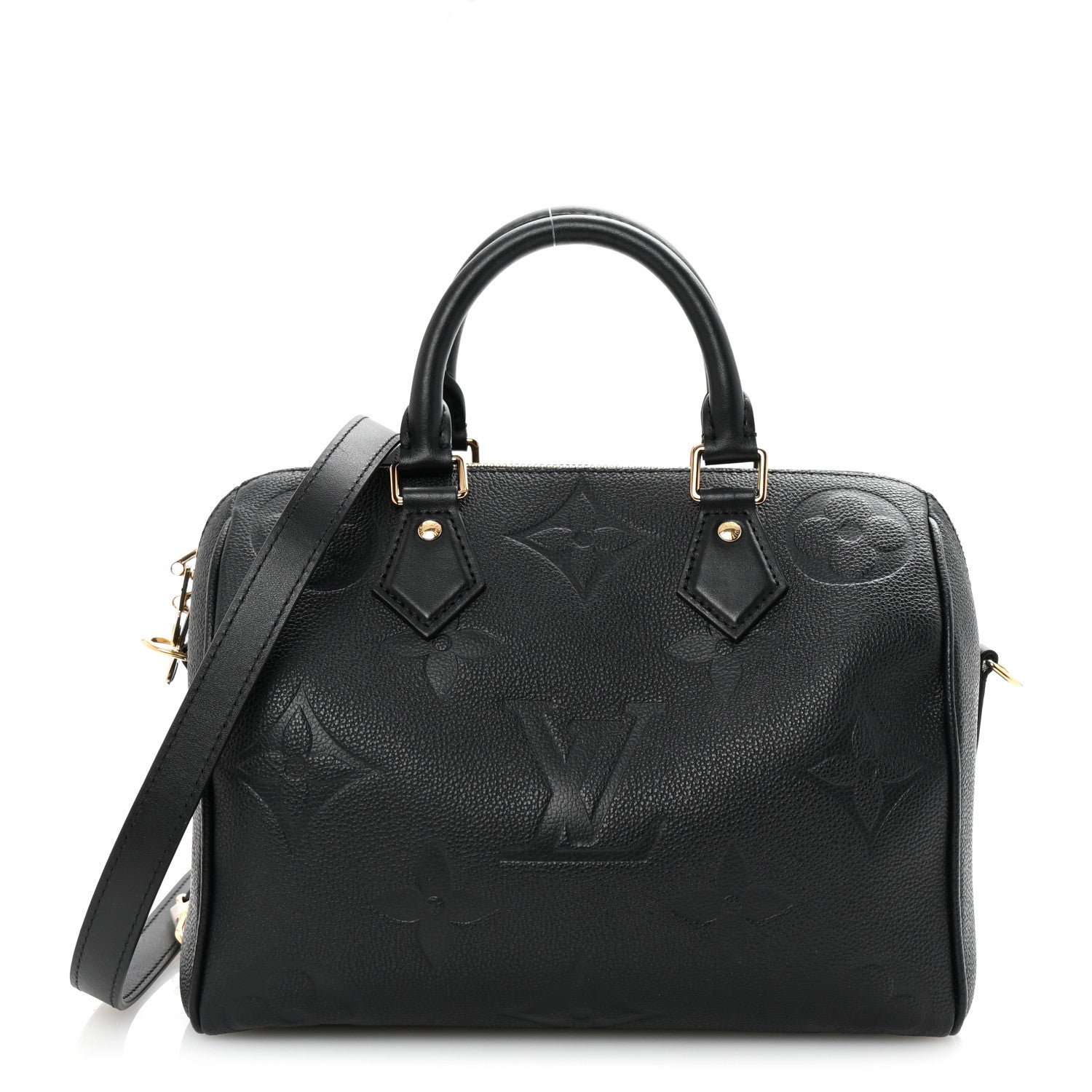 Empreinte Monogram Giant Speedy Bandouliere 25 Black