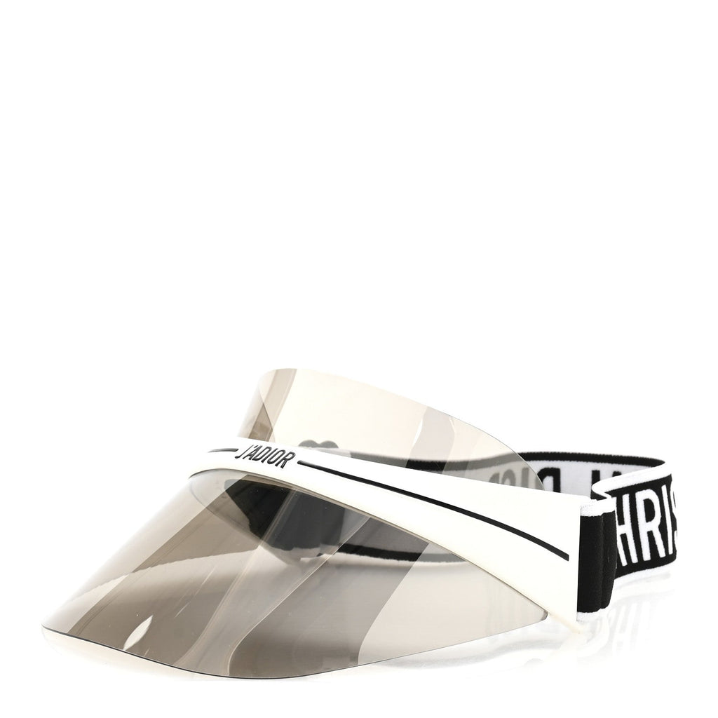 Mirrored DiorClub1 Sun Visor Silver