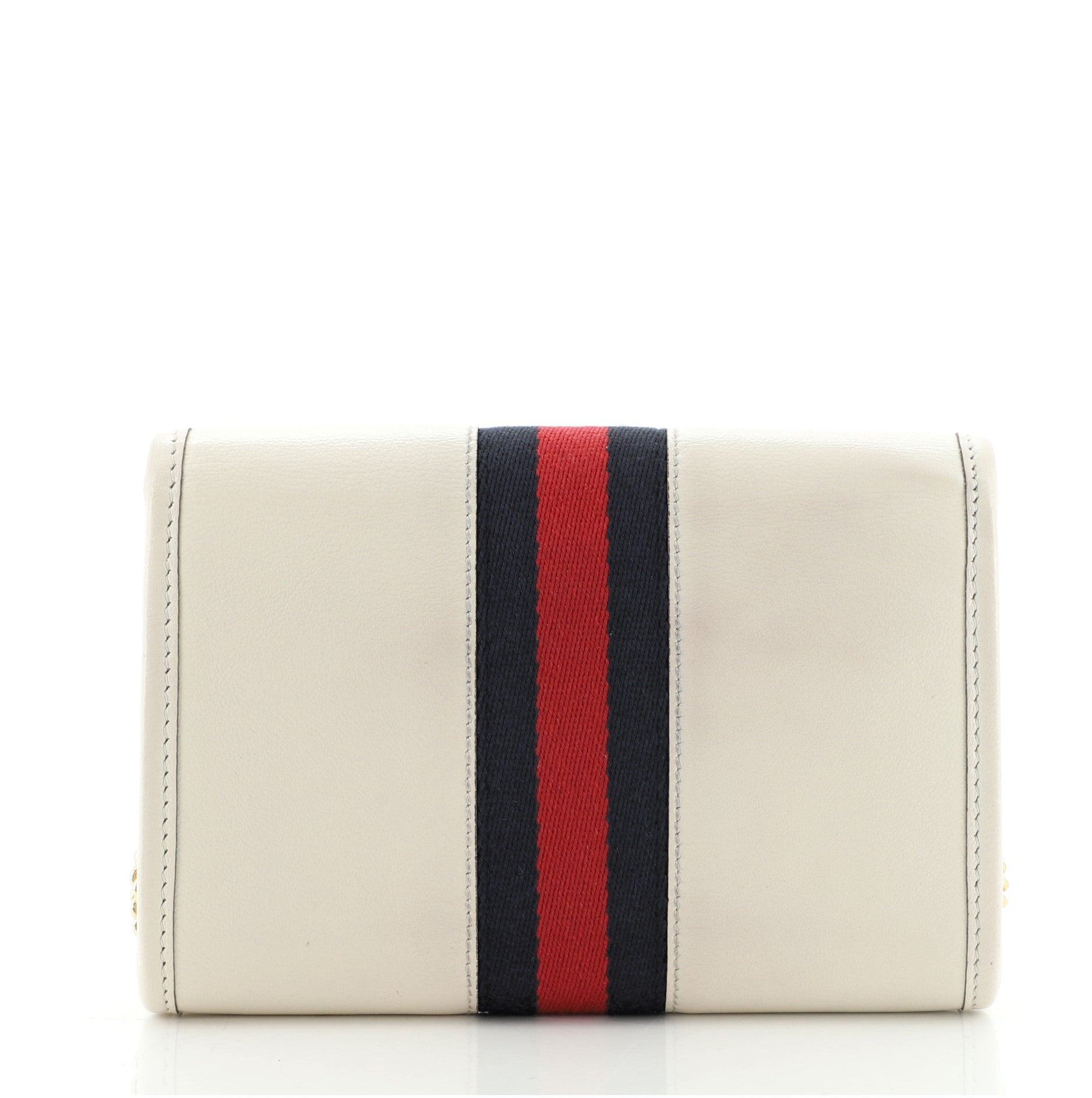 Rajah Web Chain Shoulder Bag Leather Mini