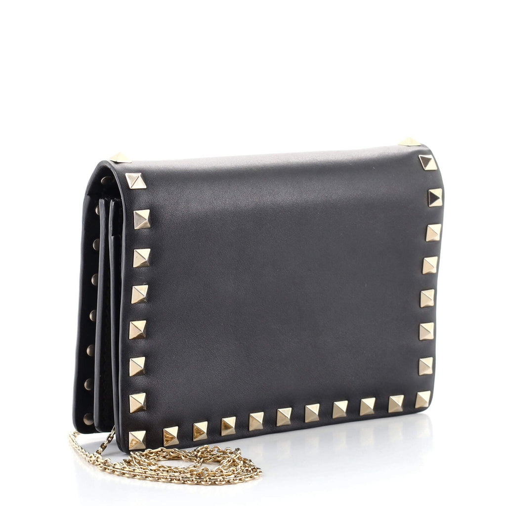 Rockstud Pouch Crossbody Bag Leather Mini
