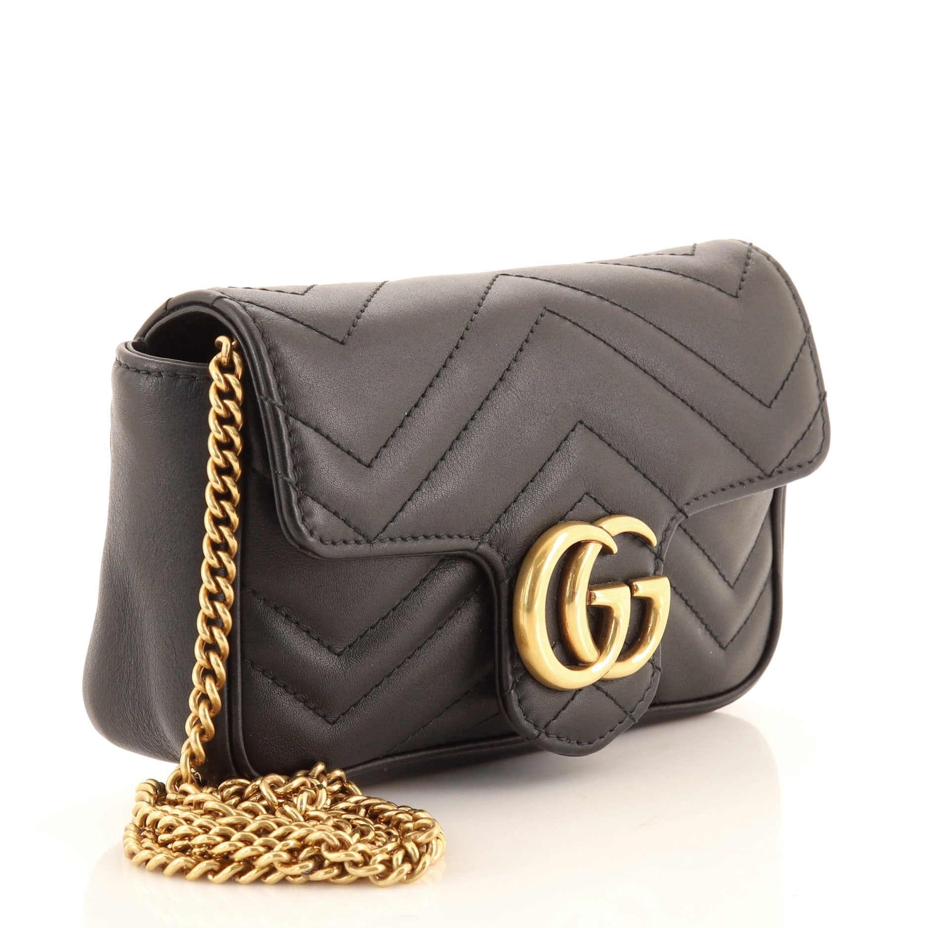 GG Marmont Flap Bag Matelasse Leather Super Mini
