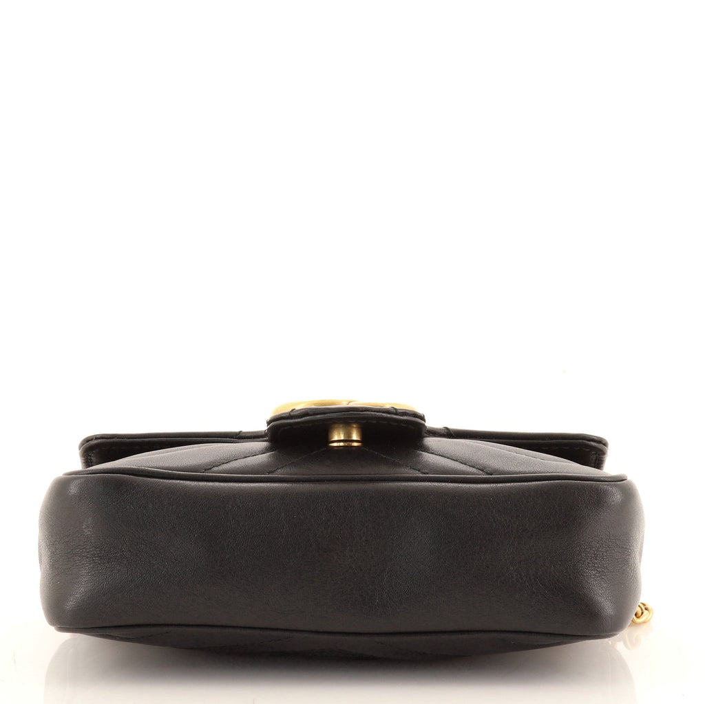 GG Marmont Flap Bag Matelasse Leather Super Mini