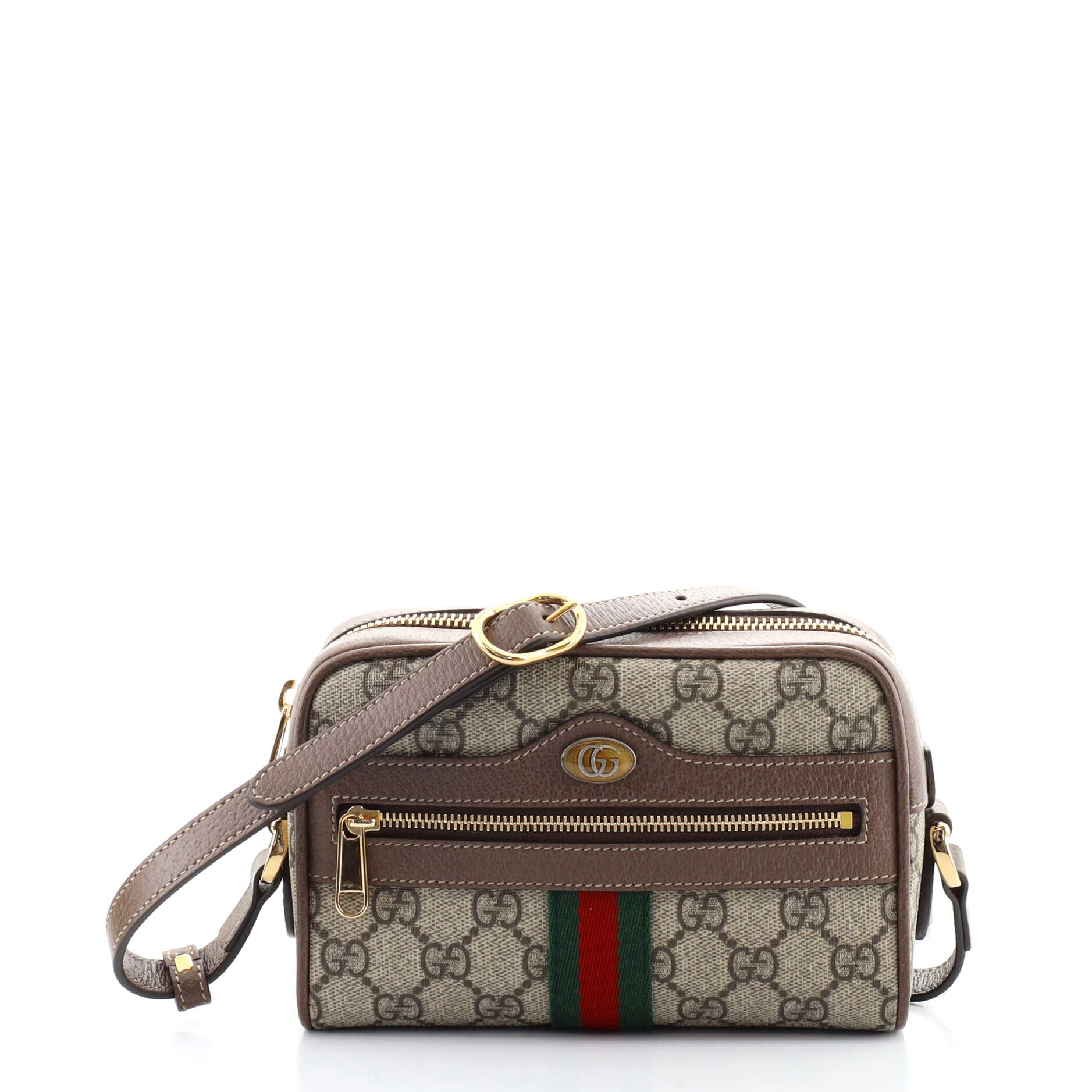 Ophidia Shoulder Bag GG Coated Canvas Mini