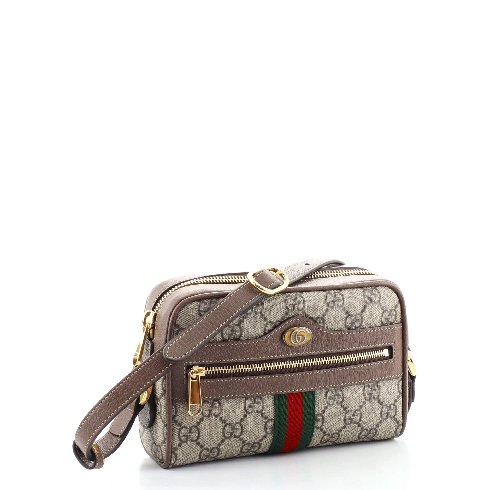 Ophidia Shoulder Bag GG Coated Canvas Mini