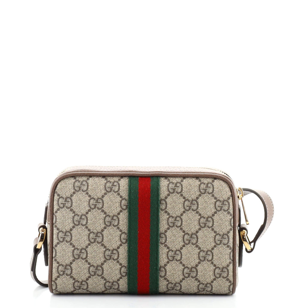 Ophidia Shoulder Bag GG Coated Canvas Mini