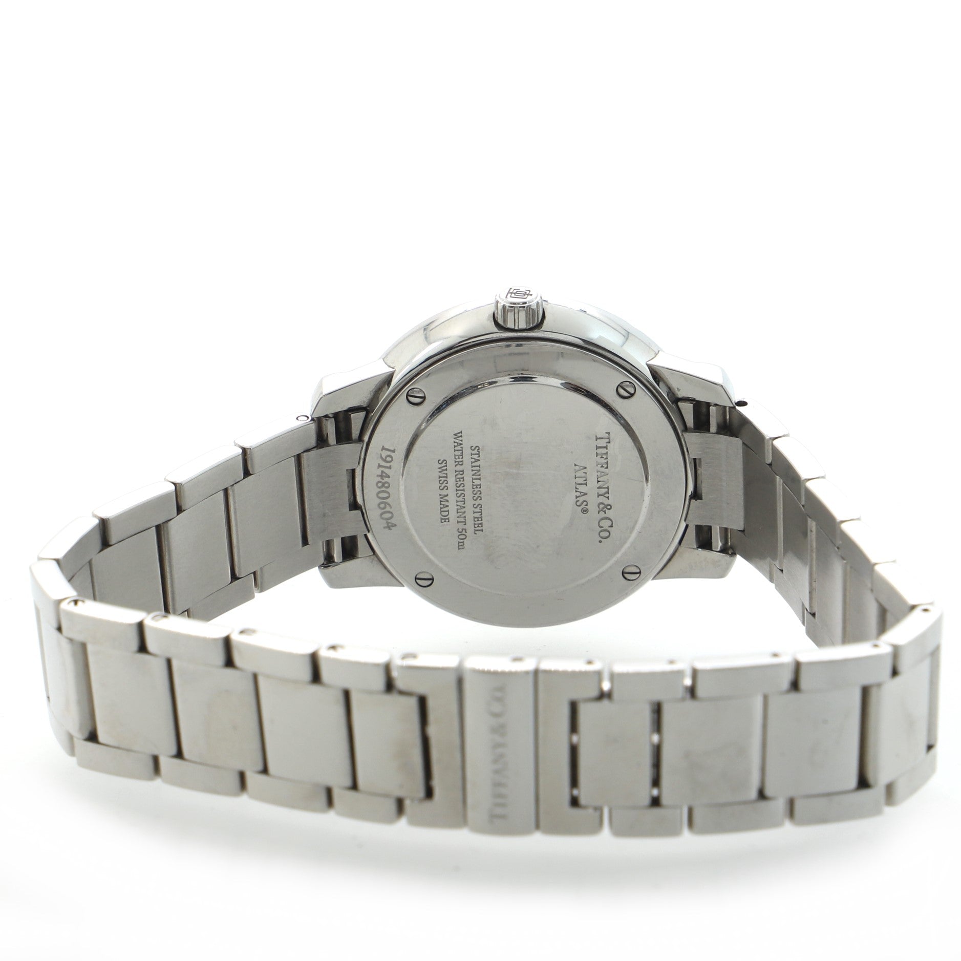 Atlas 2-Hand Quartz Watch Stainless Steel with Diamond  Bezel 31