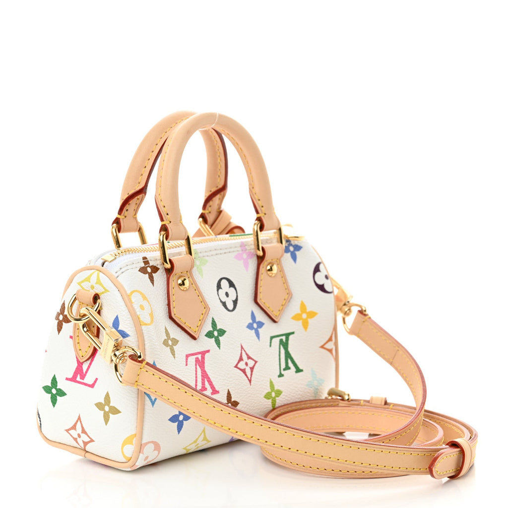 LV X TM Monogram Multicolor Nano Speedy White