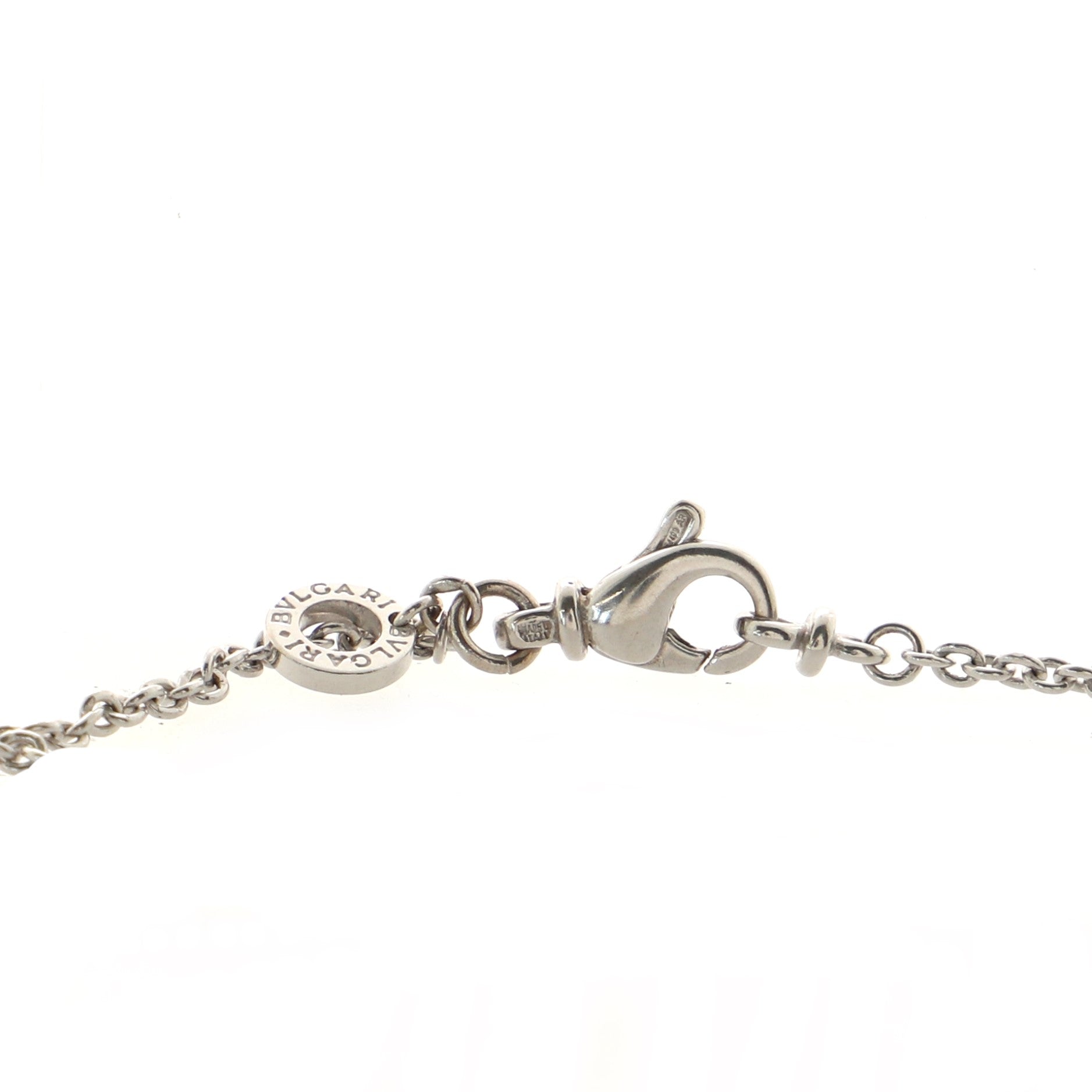 B.Zero1 Pendant Necklace 18K White Gold