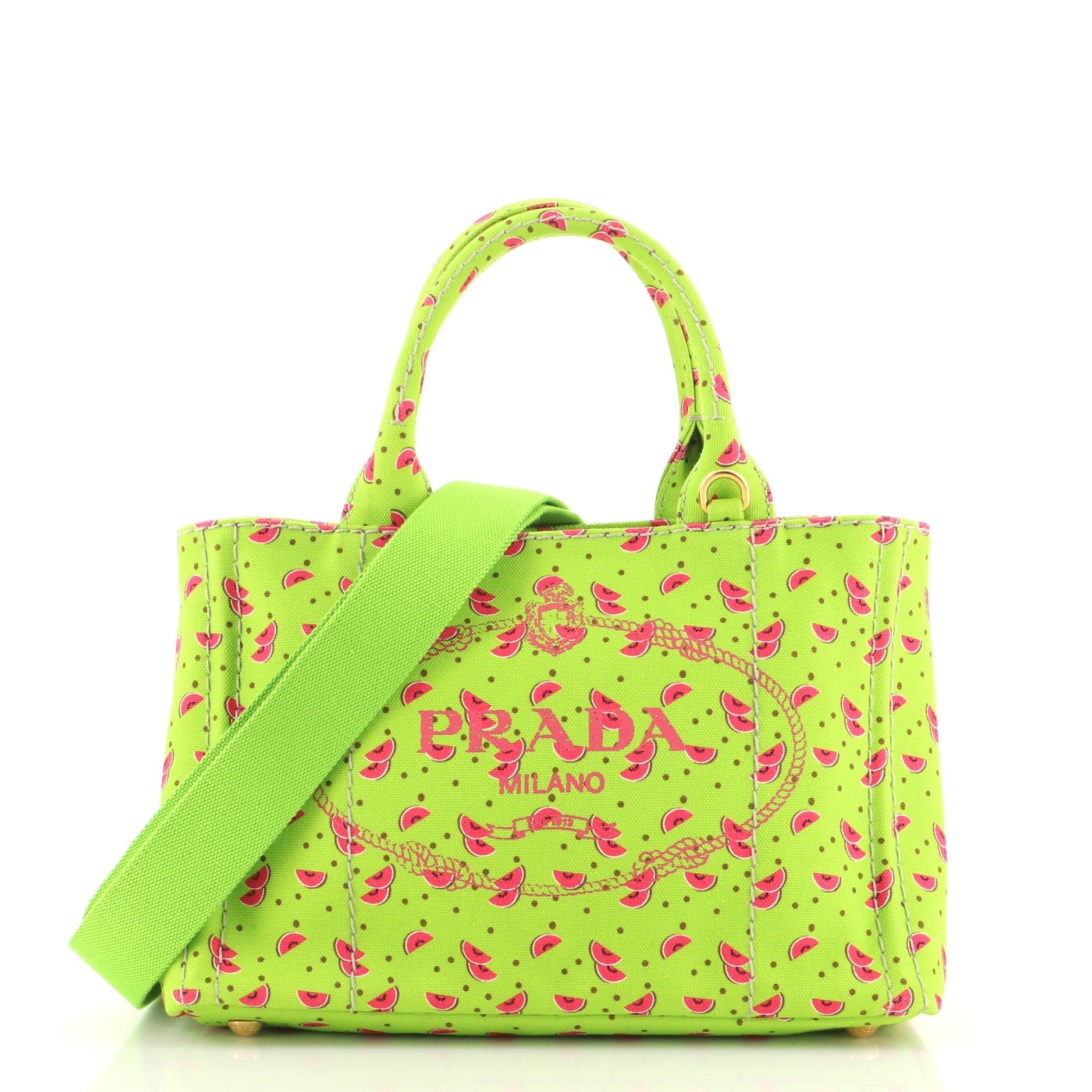 Canapa Convertible Tote Printed Canvas Mini