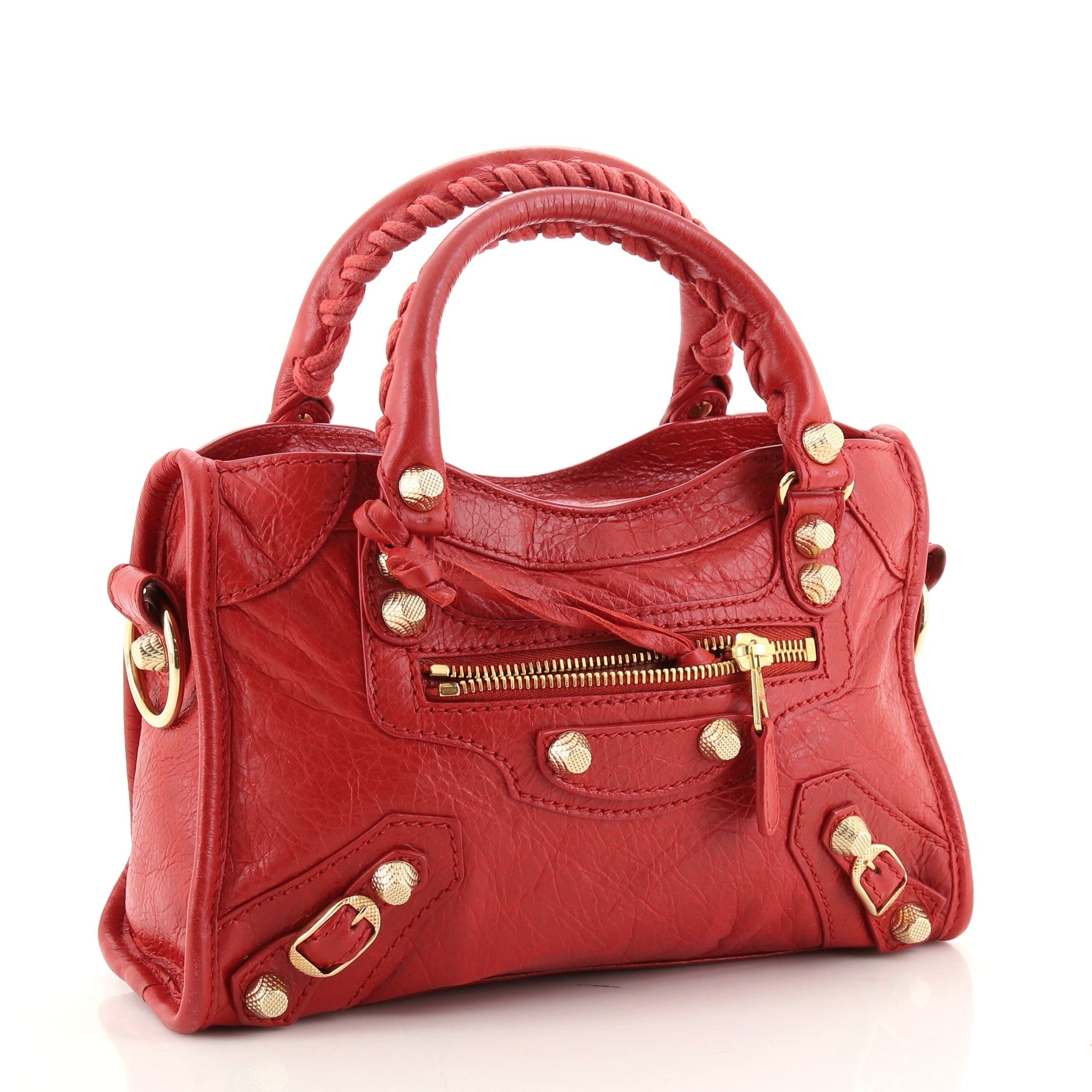 City Giant Studs Bag Leather Mini