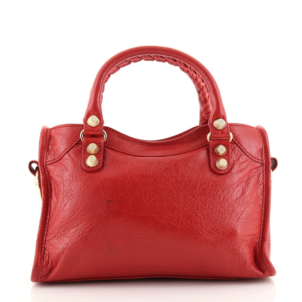 City Giant Studs Bag Leather Mini