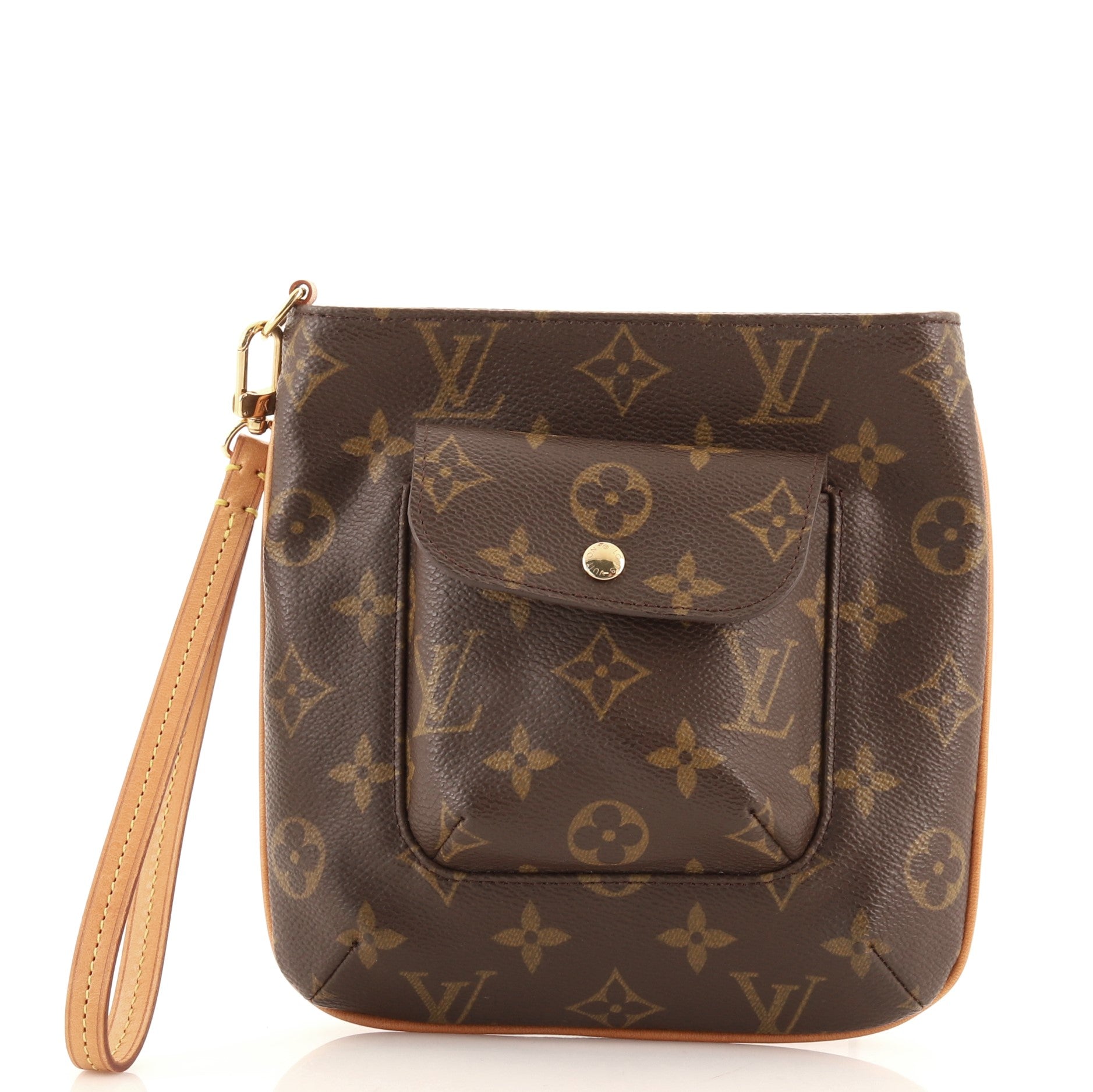 Partition Wristlet Clutch Monogram Canvas