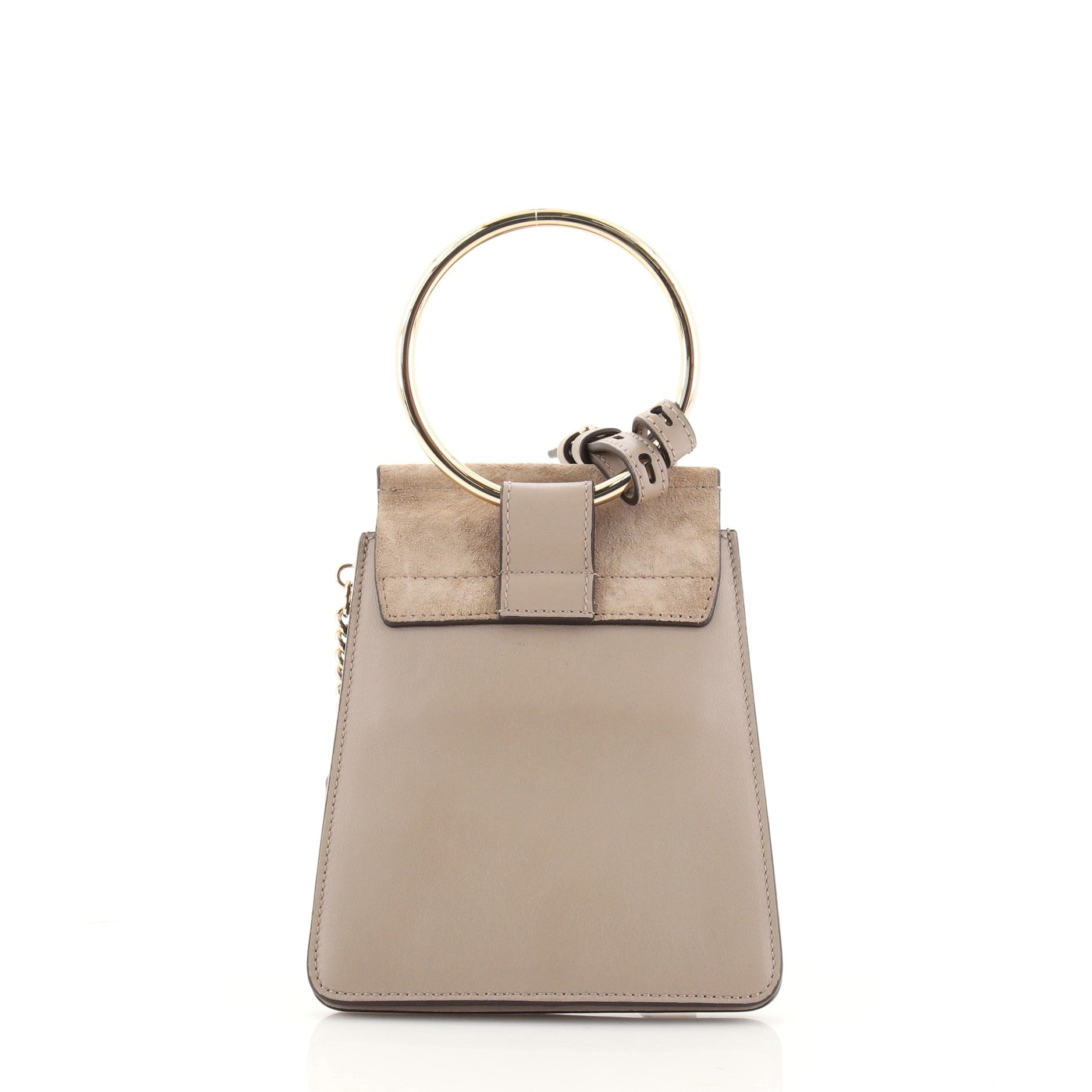 Faye Bracelet Crossbody Bag Leather and Suede Mini