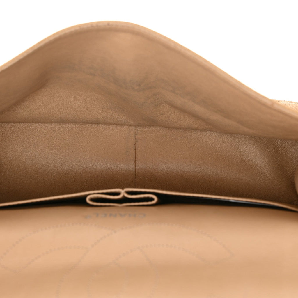 Caviar Quilted 2.55 Reissue 227 Flap Beige