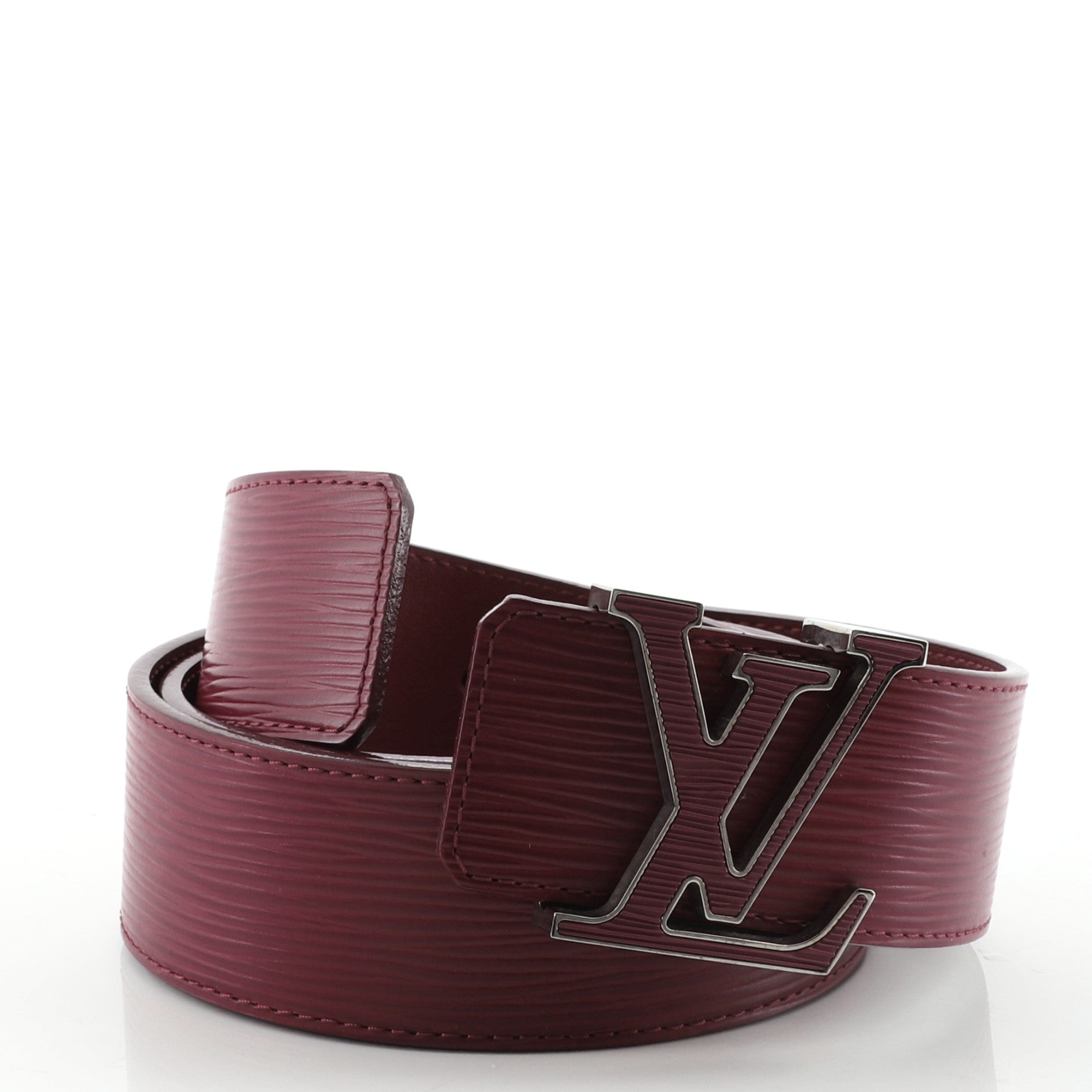LV Initiales Belt Leather Wide 85