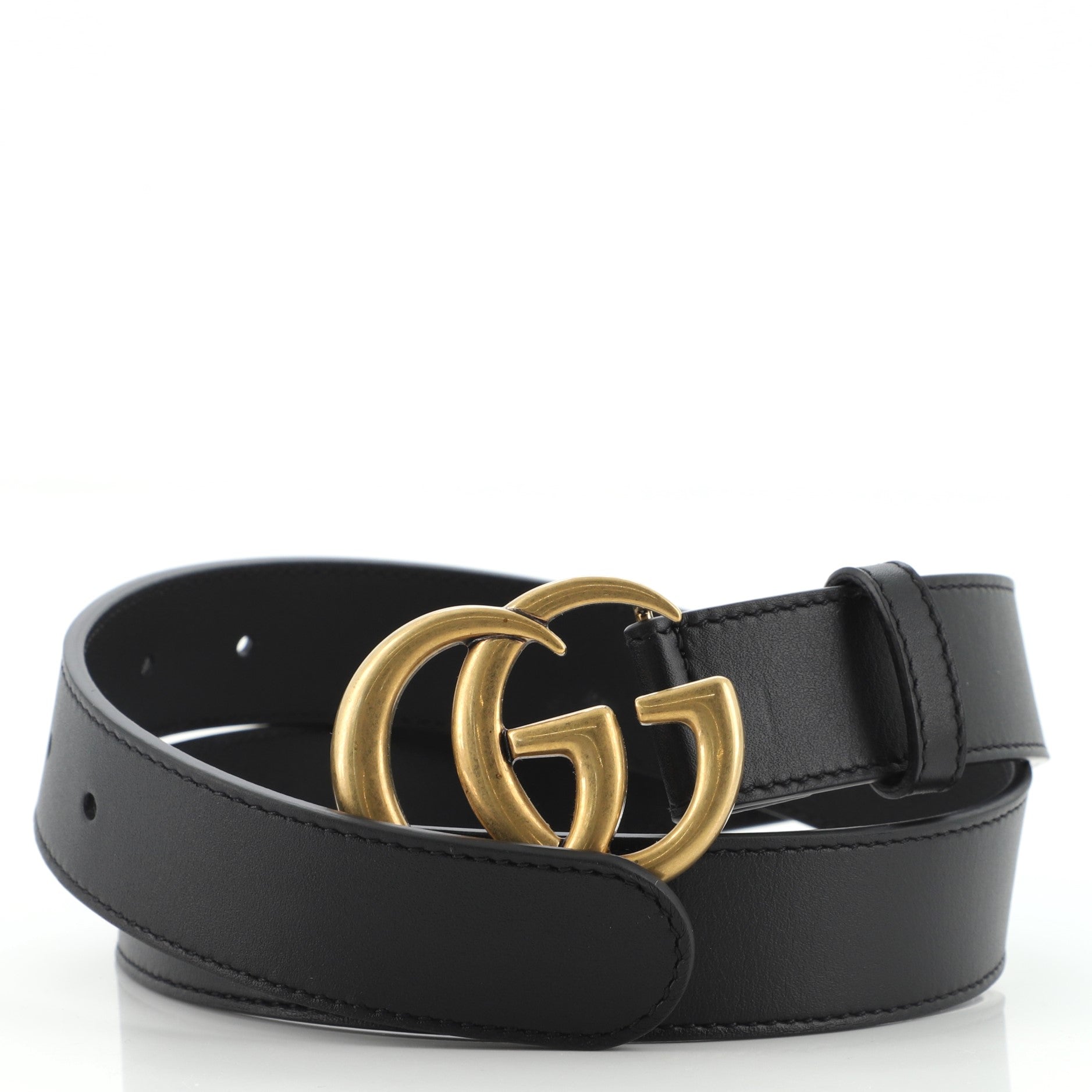 GG Marmont Belt Leather Medium 80