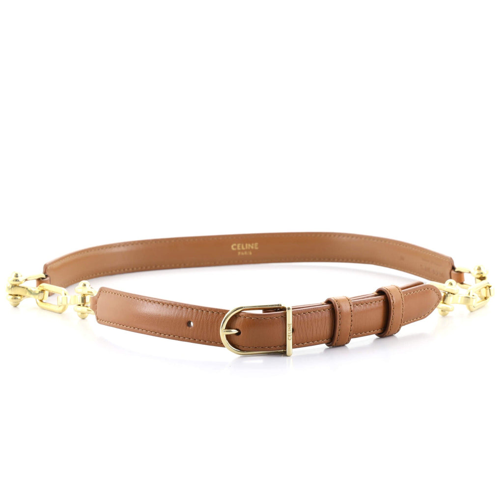 Belt Leather with Metal Thin 70