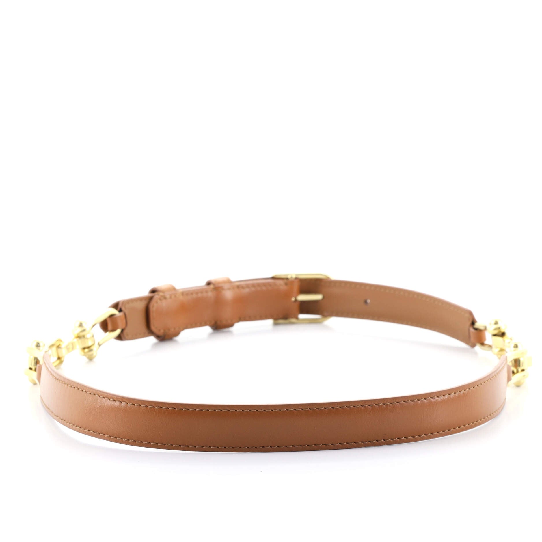 Belt Leather with Metal Thin 70