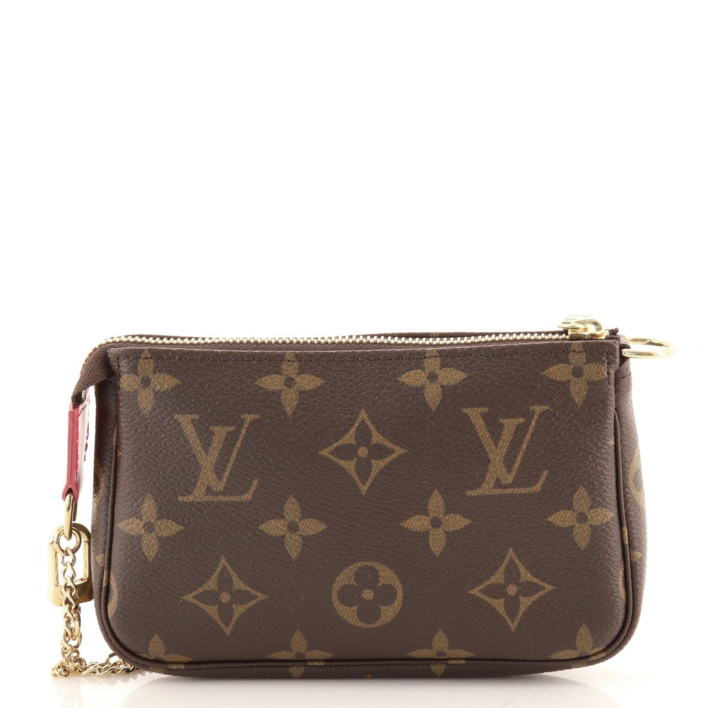 Pochette Accessoires Limited Edition Vivienne Xmas Monogram Canvas Mini