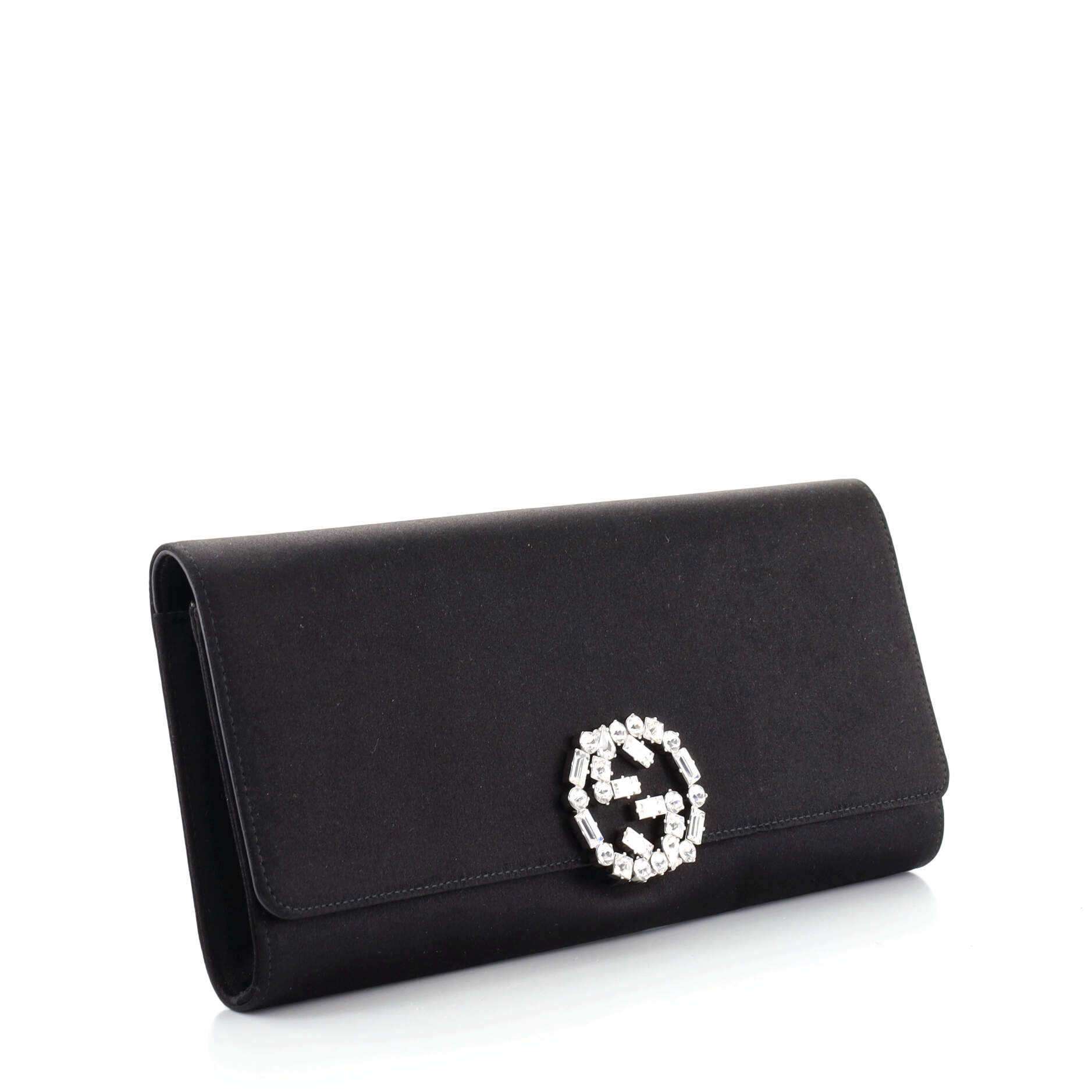 GG Broadway Clutch Satin with Crystals