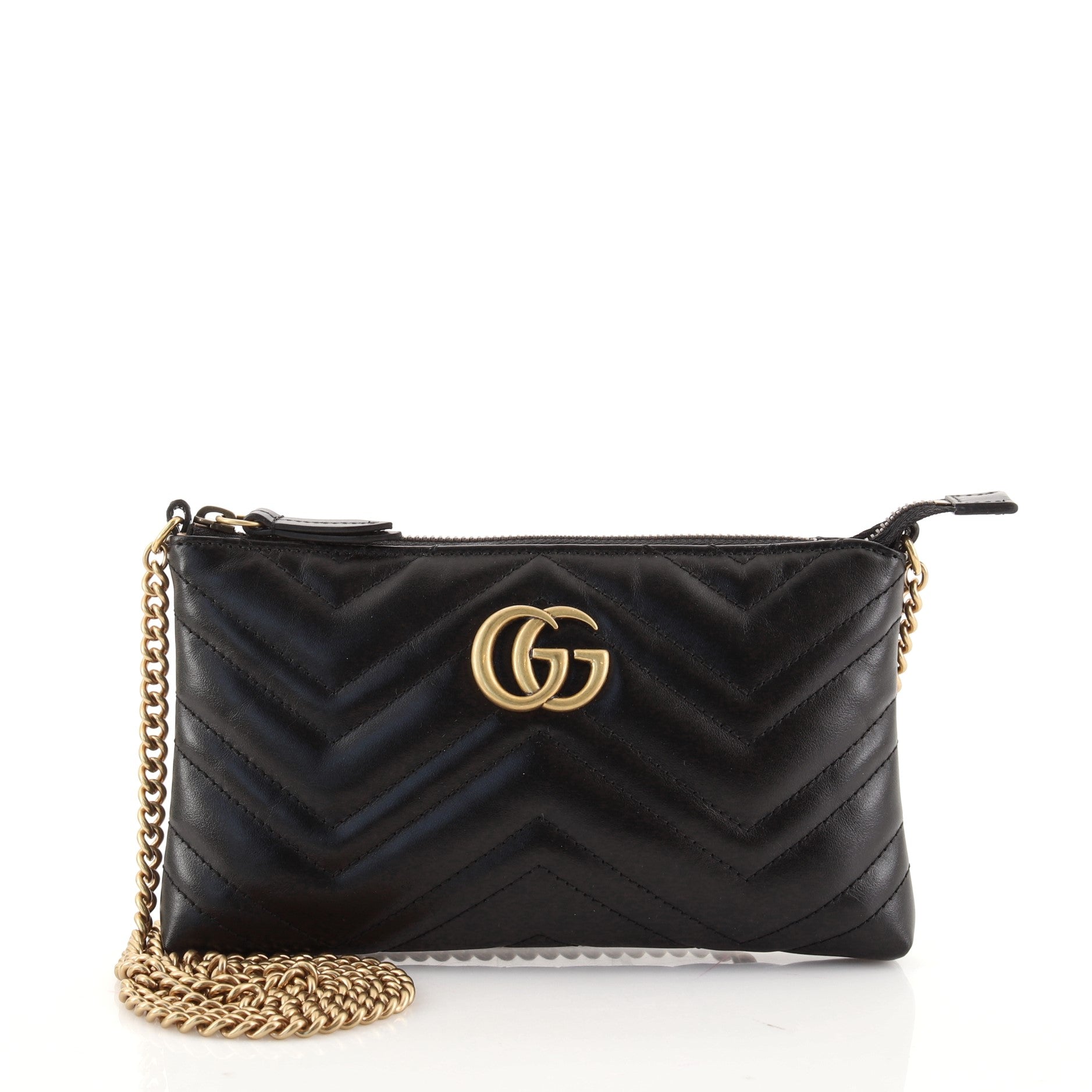 GG Marmont Chain Shoulder Bag Matelasse Leather Mini