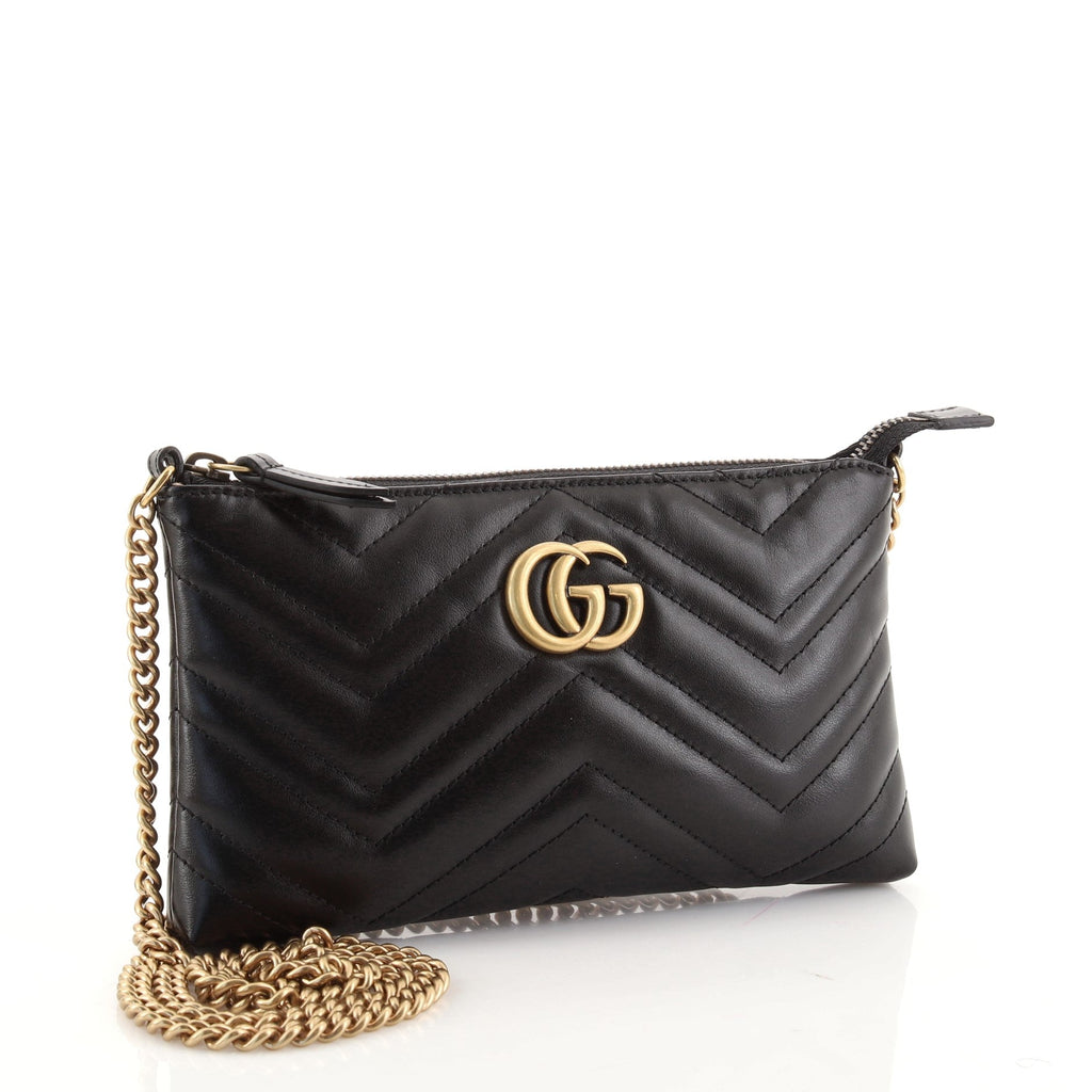 GG Marmont Chain Shoulder Bag Matelasse Leather Mini