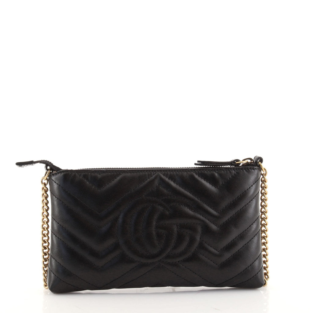 GG Marmont Chain Shoulder Bag Matelasse Leather Mini