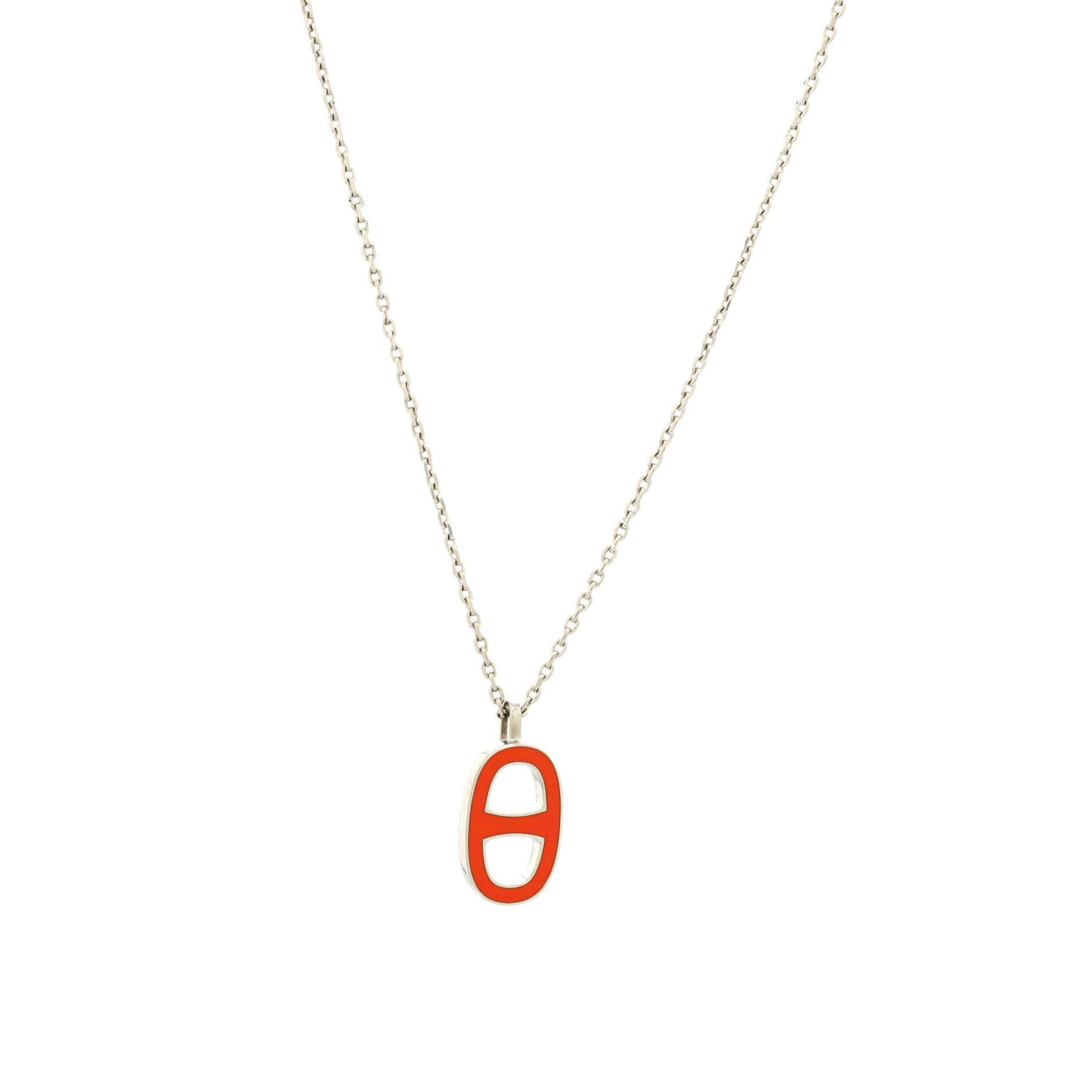 Iliade Pendant Necklace Metal and Enamel