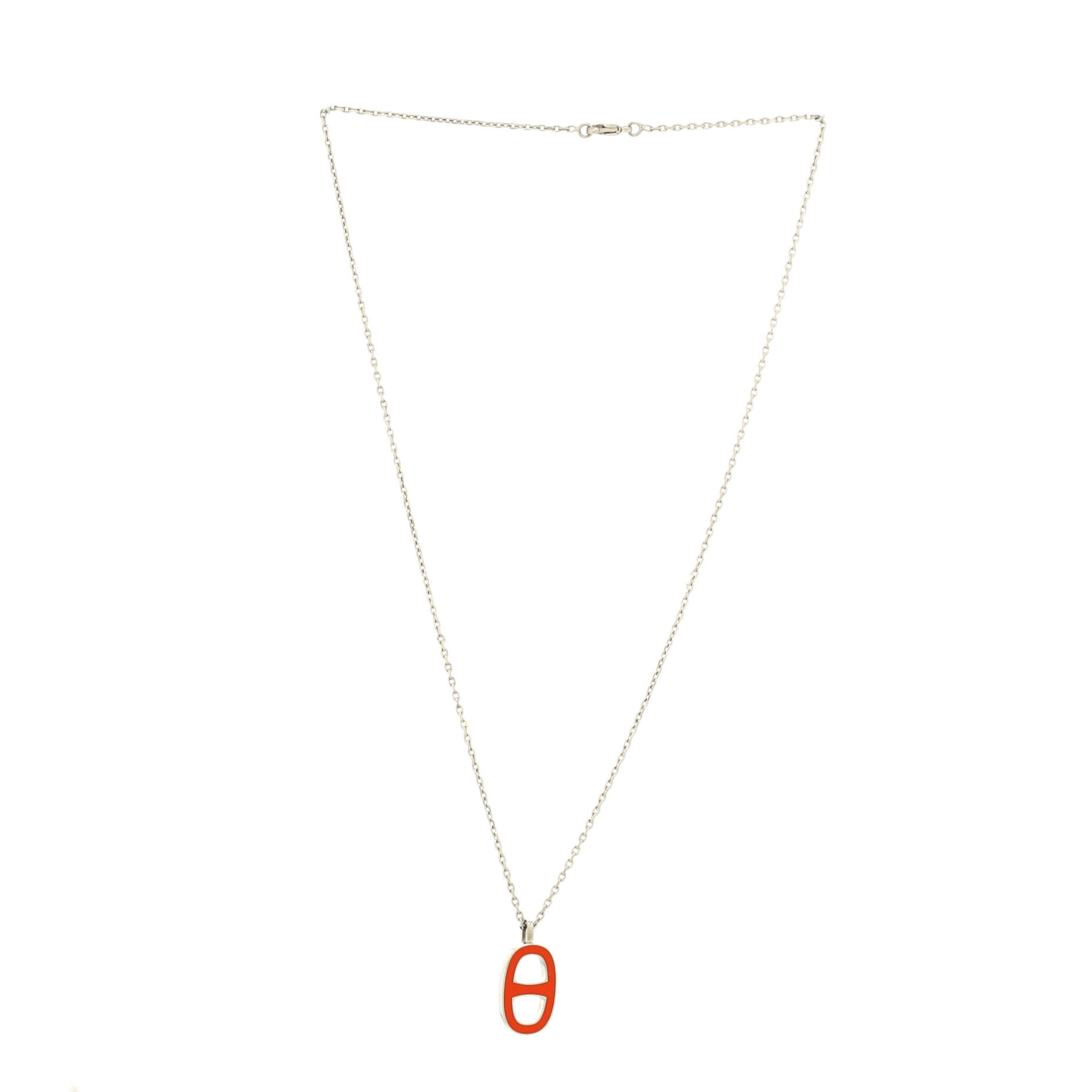 Iliade Pendant Necklace Metal and Enamel