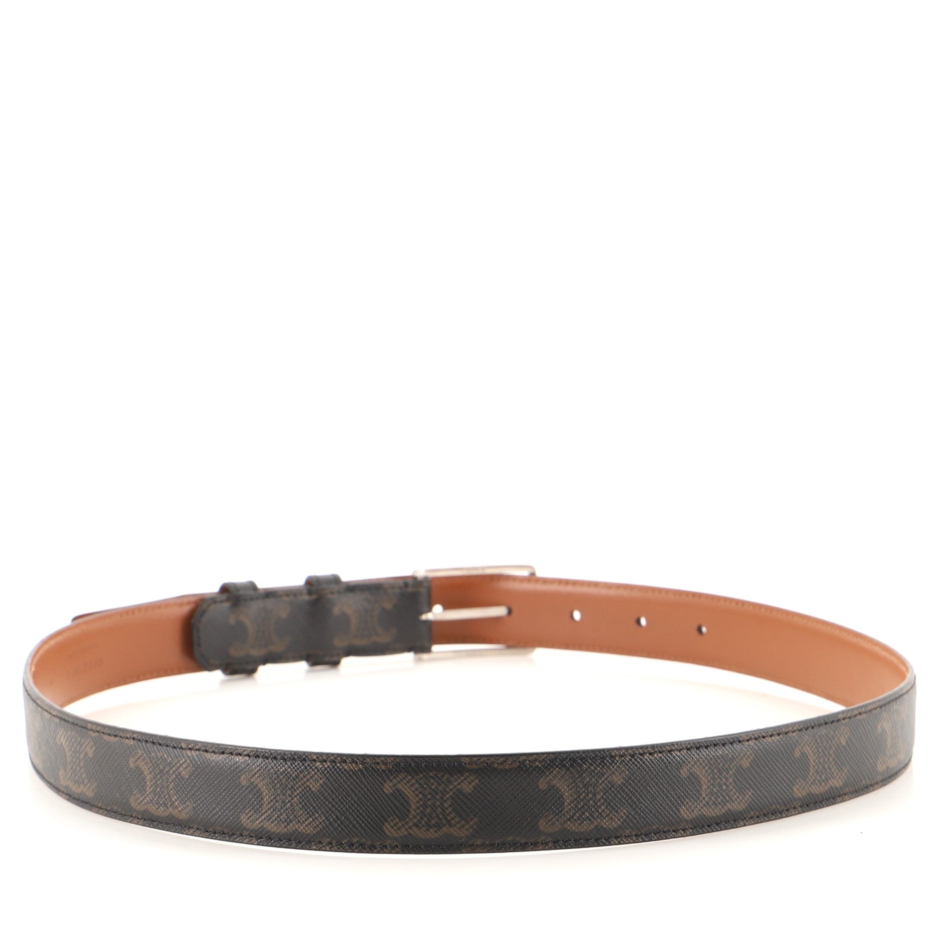 Buckle Belt Triomphe Coated Canvas Medium 80
