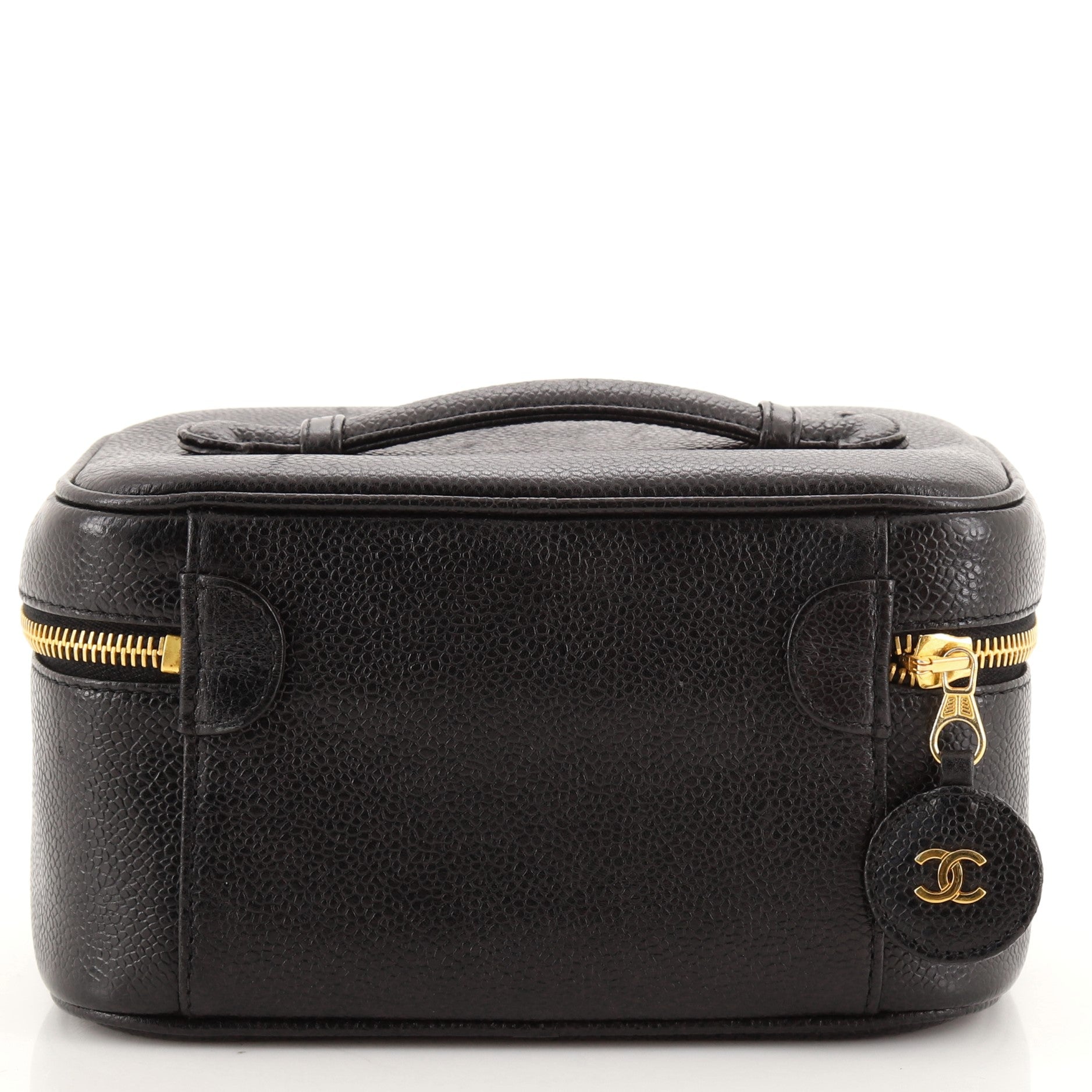 Vintage Timeless Cosmetic Case Caviar Medium