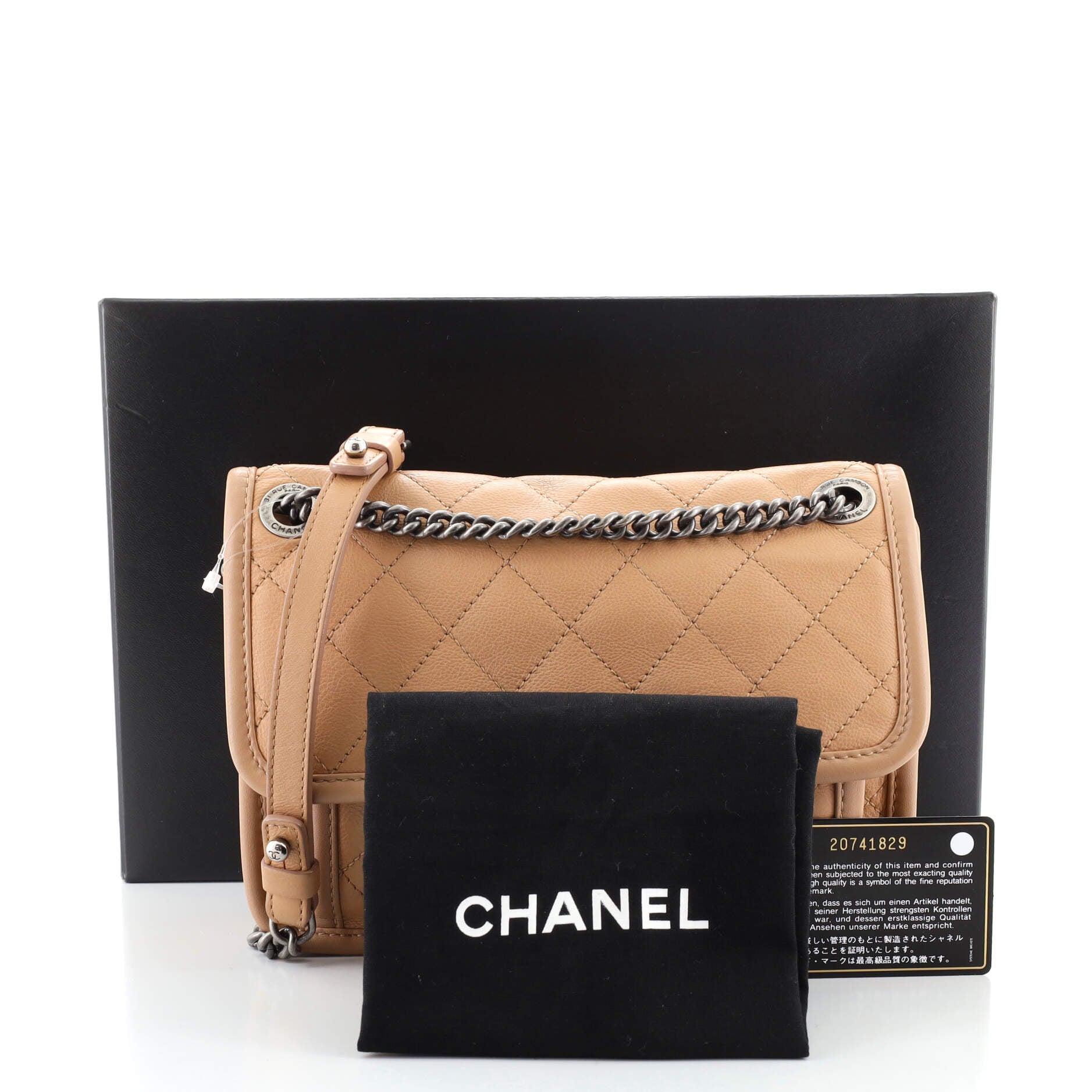 French Riviera Flap Bag Quilted Calfskin Mini