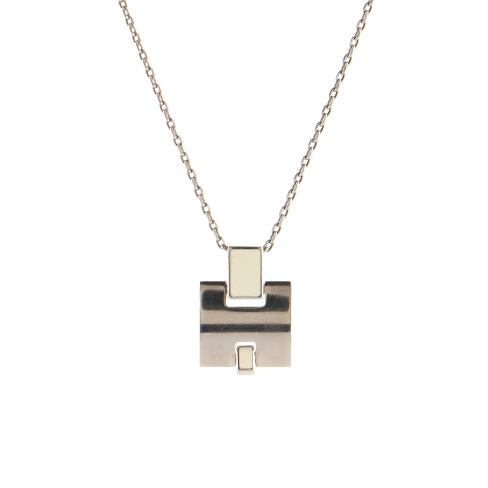 Eileen Pendant Necklace Metal and Enamel