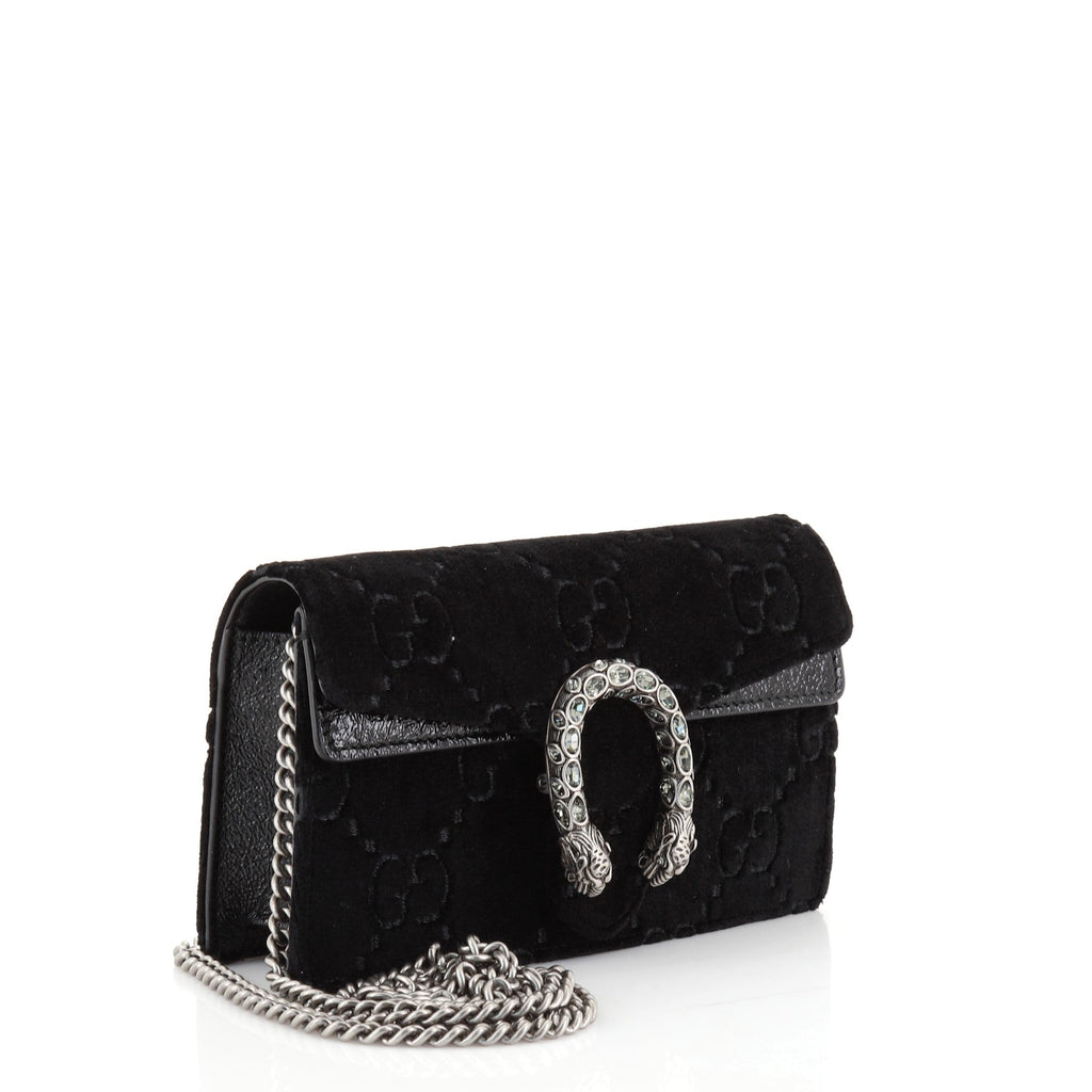 Dionysus Bag GG Velvet Super Mini