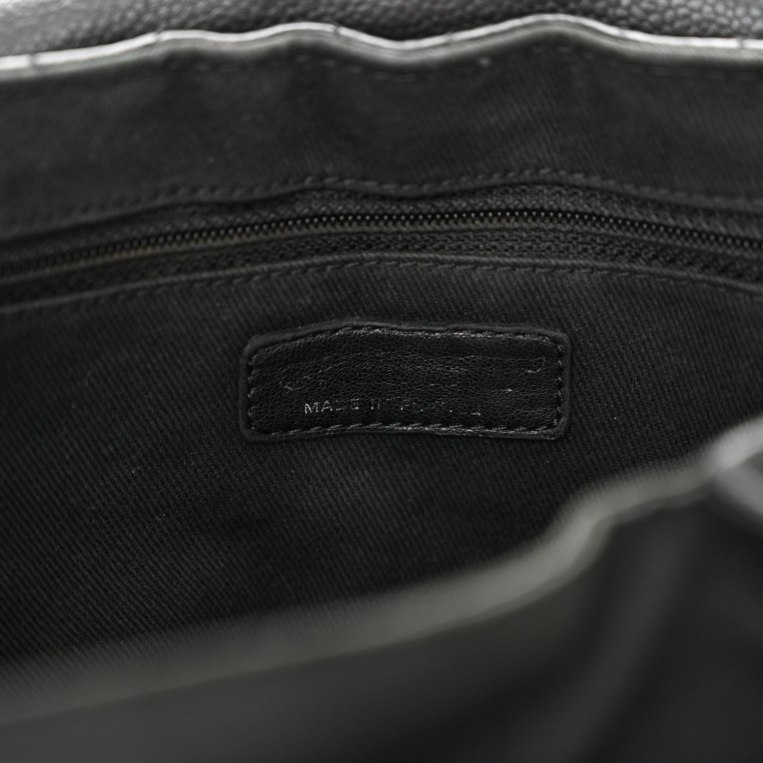 Caviar Quilted Timeless Accordion Flap Black
