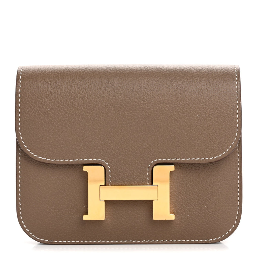 Evercolor Constance Slim Wallet Etoupe