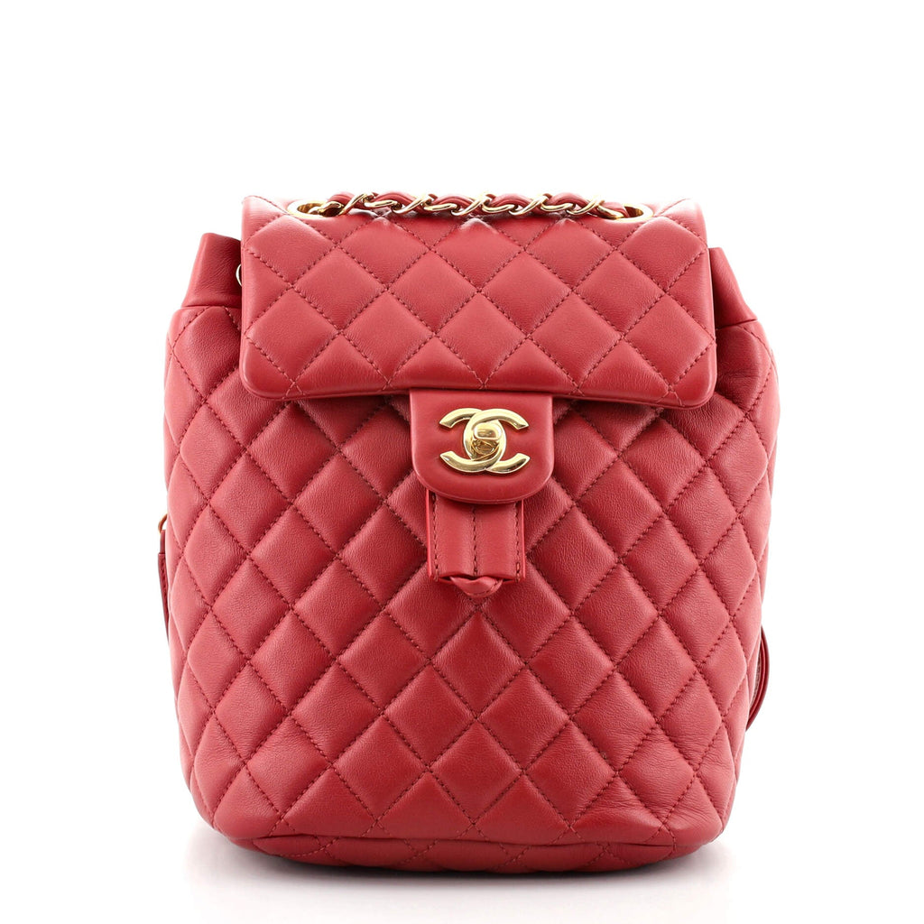 Urban Spirit Backpack Quilted Lambskin Mini