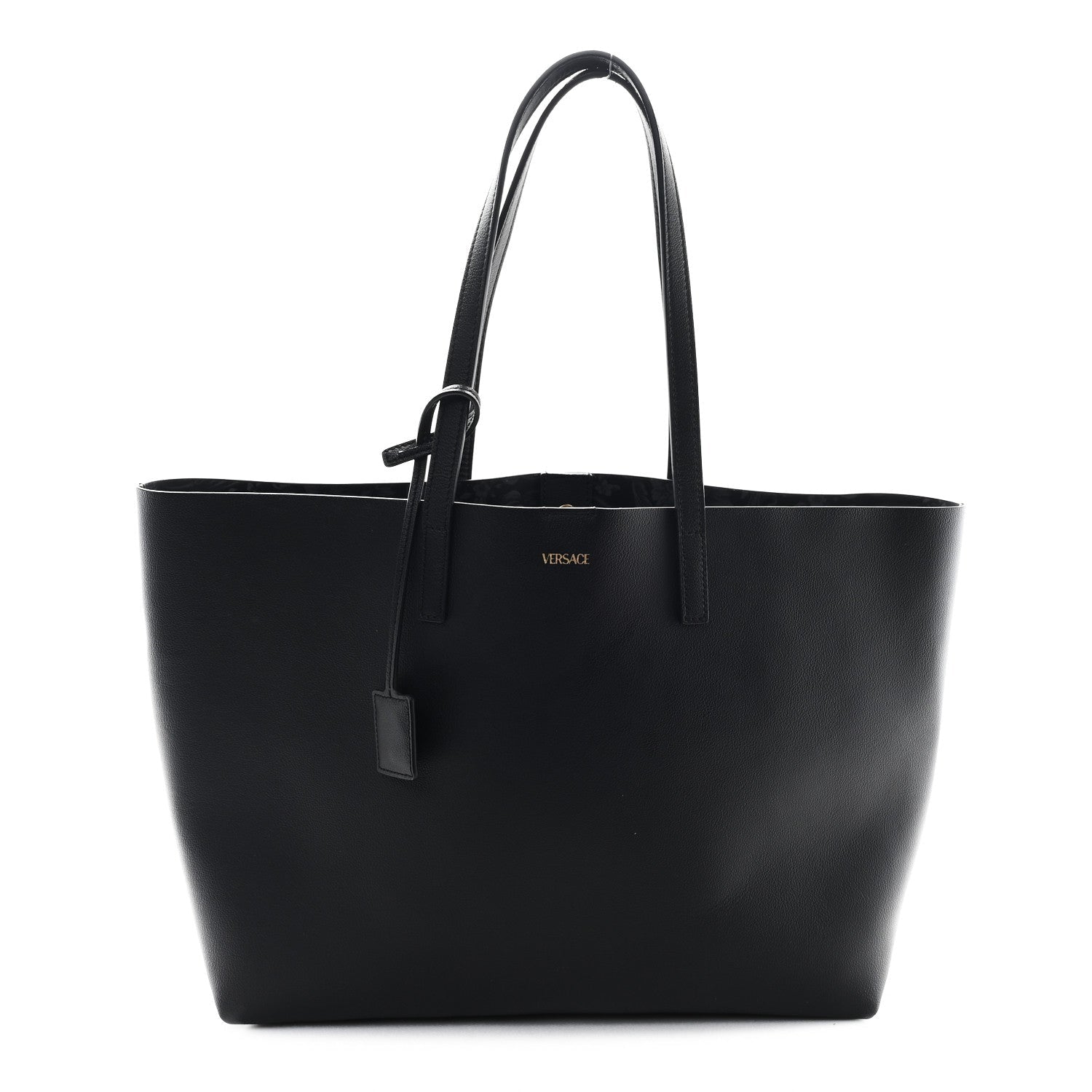 Calfskin Virtus Tote Black
