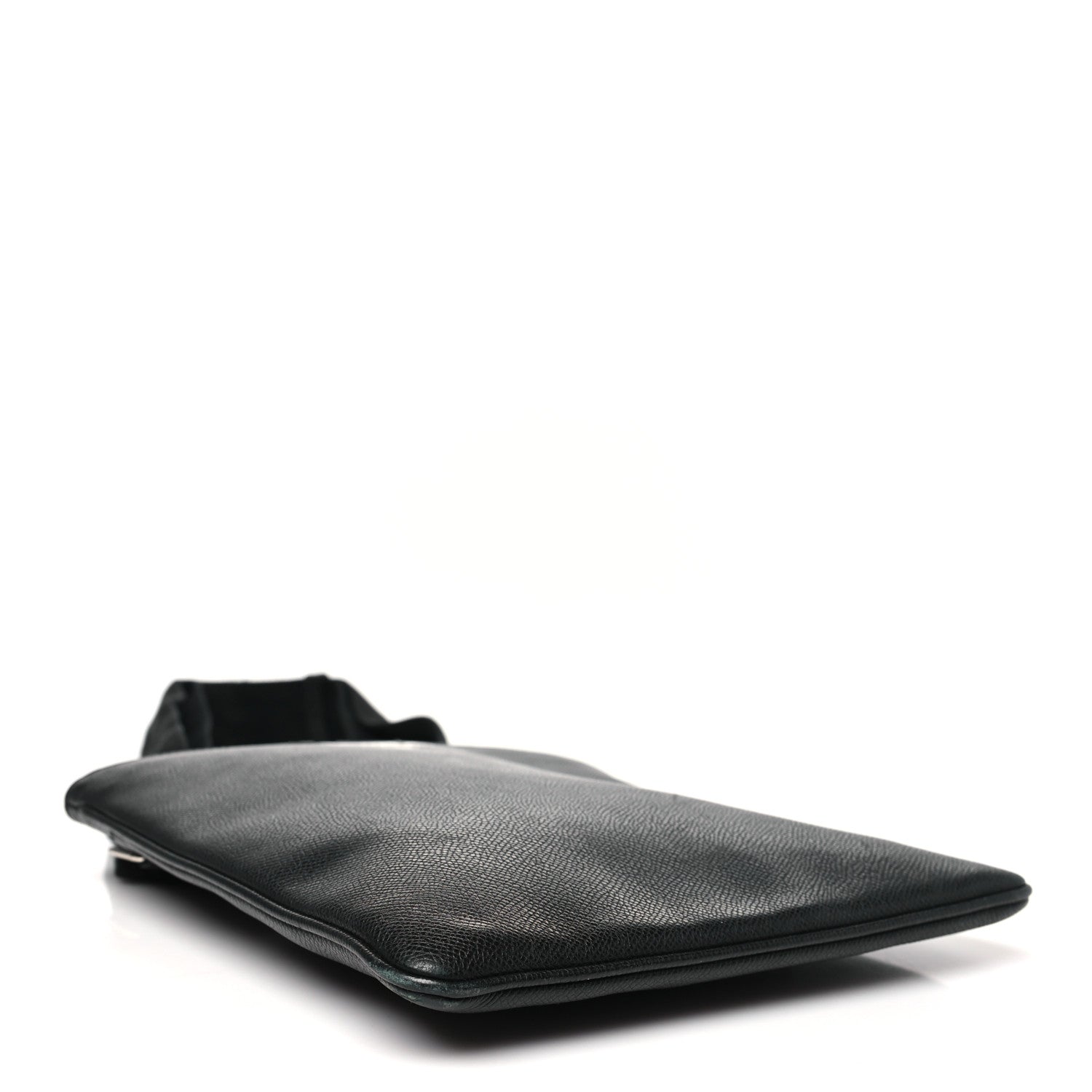 Calfskin Logo Messenger Bag Black
