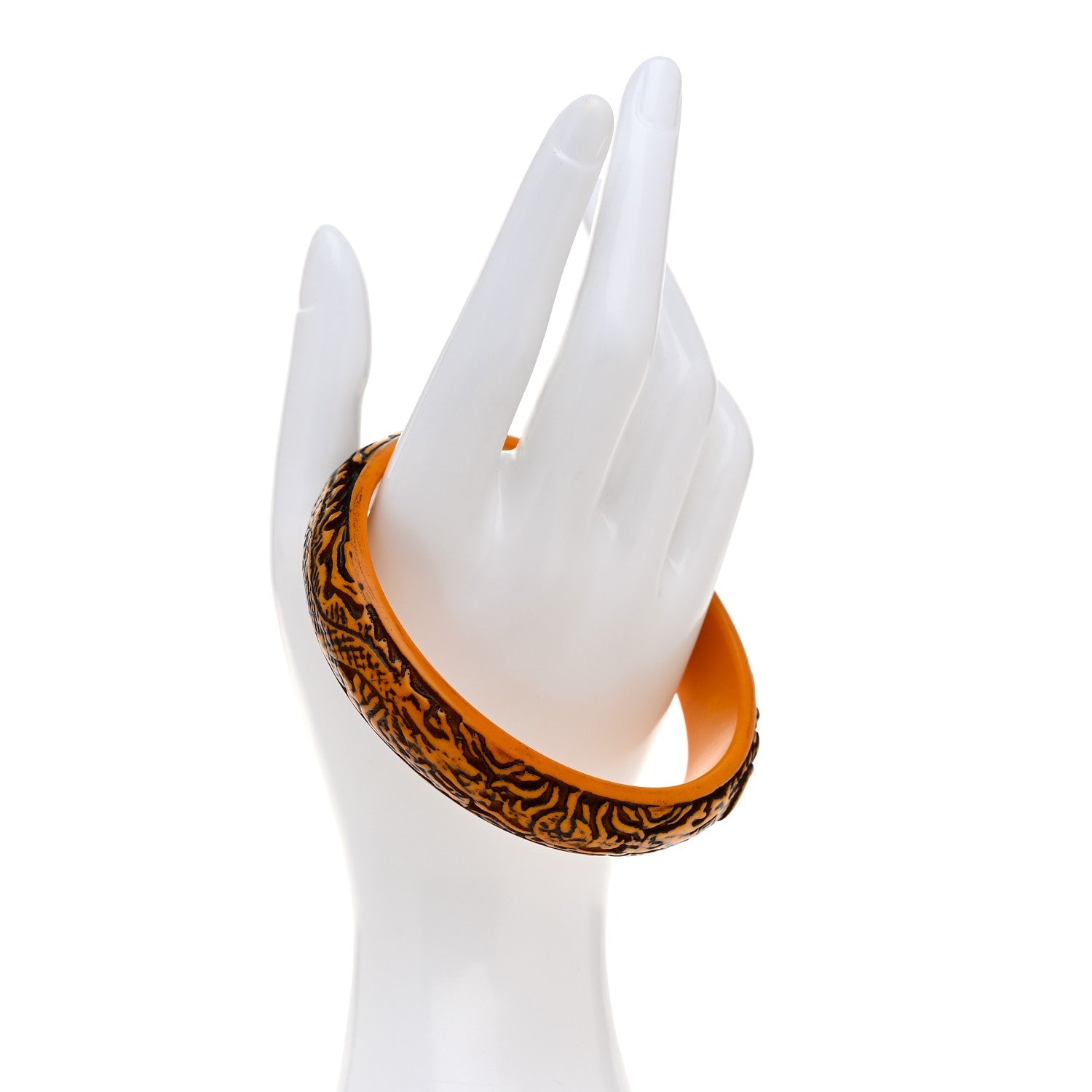 Resin Flora Bracelet L Giallo